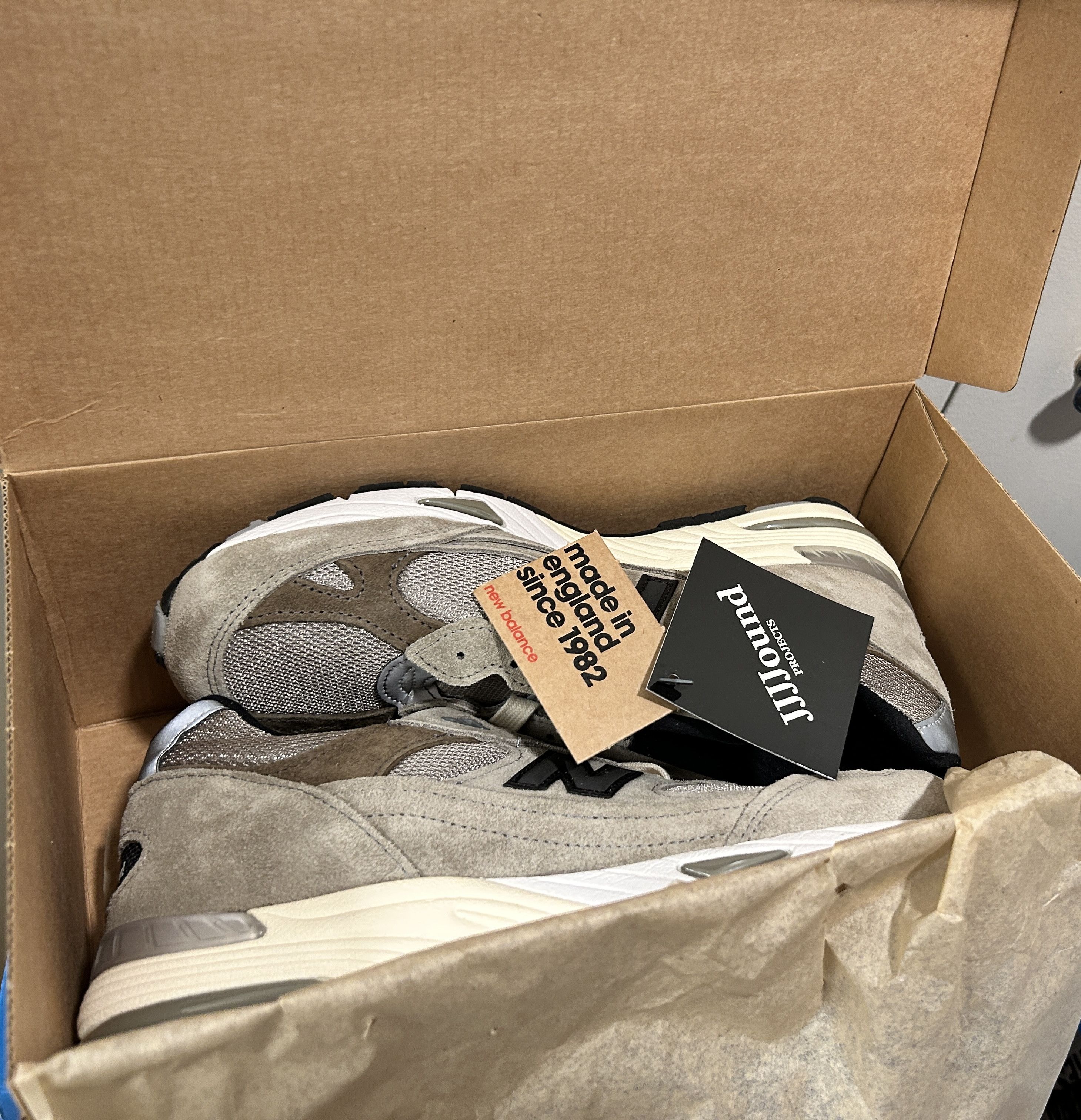 JJJJound × New Balance New Balance 991 MiUK JJJJound Grey Olive | M991JJA Size US 7 / EU 40 - 5 Thumbnail