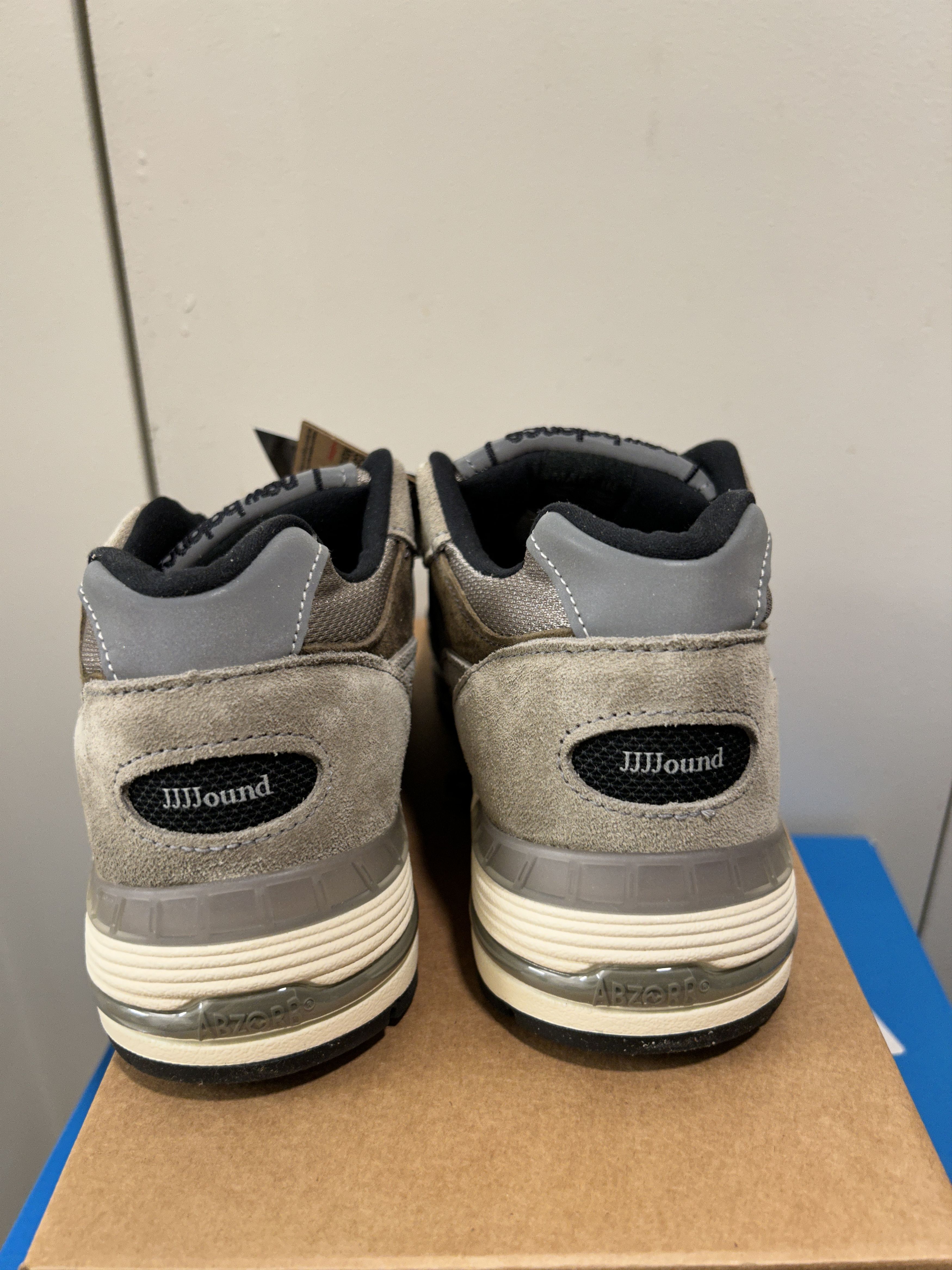JJJJound × New Balance New Balance 991 MiUK JJJJound Grey Olive | M991JJA Size US 7 / EU 40 - 4 Thumbnail