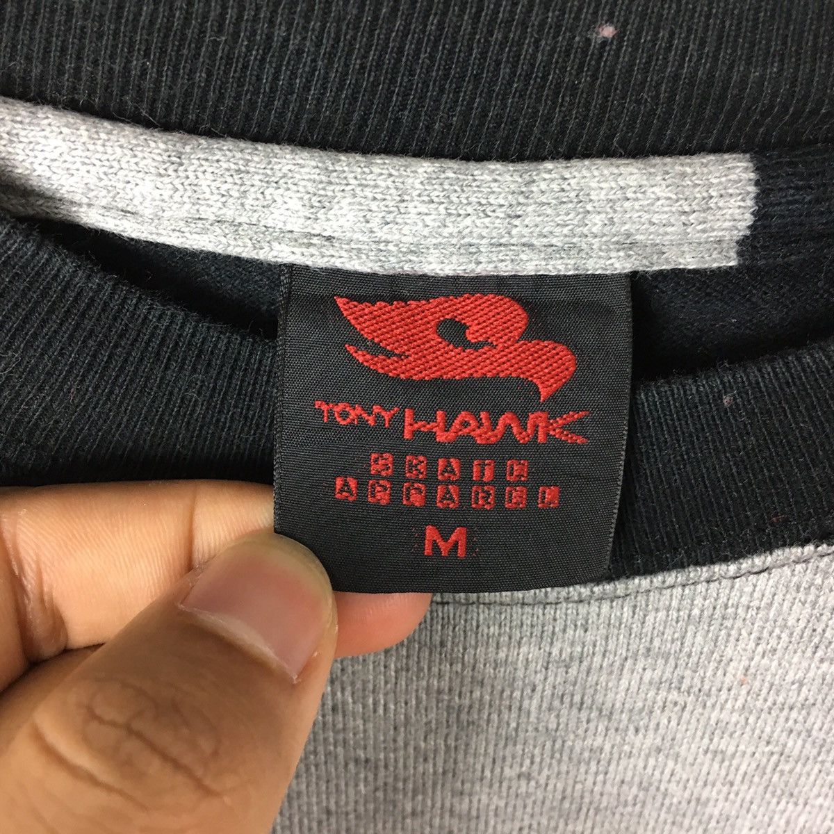 Tony Hawk TONY HAWK SKATEBOARD STREETWEAR Stripes Grey Sweatshirt Size US M / EU 48-50 / 2 - 3 Thumbnail