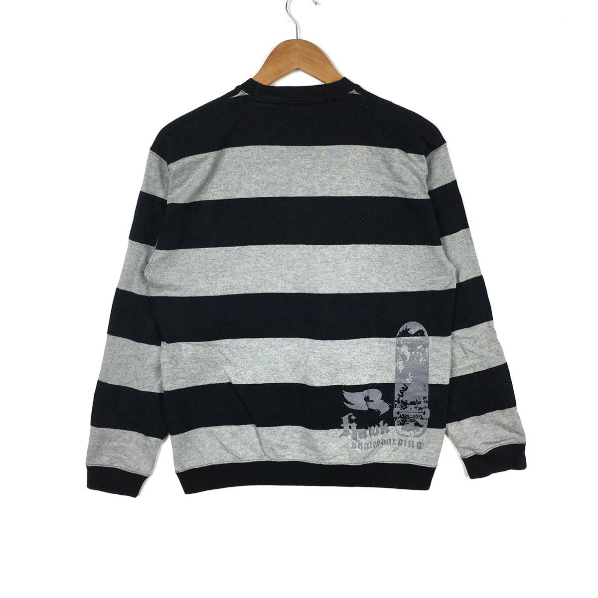 Tony Hawk TONY HAWK SKATEBOARD STREETWEAR Stripes Grey Sweatshirt Size US M / EU 48-50 / 2 - 4 Thumbnail