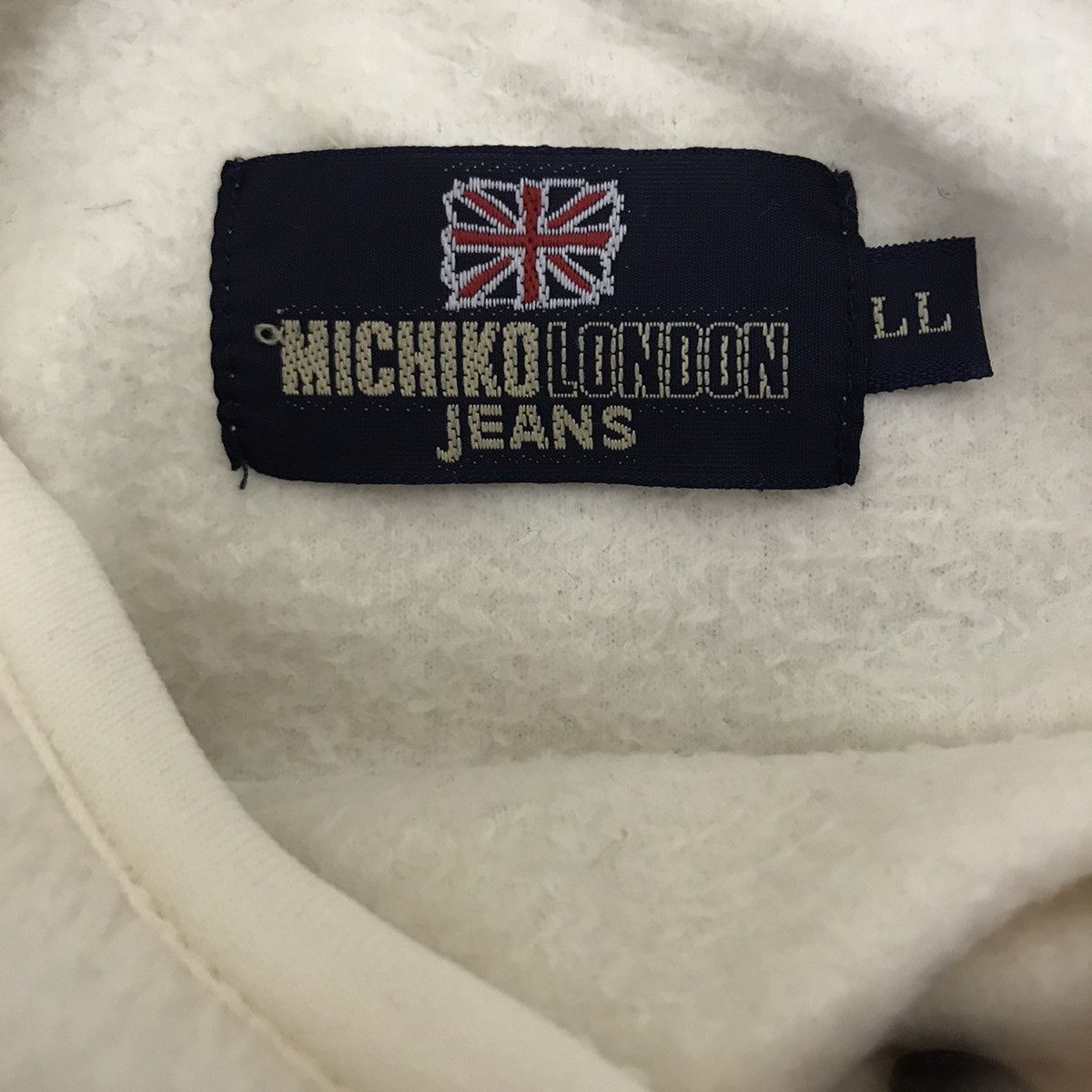 Michiko Koshino London MICHIKO LONDON JEANS England Designer Zipper Fleece Jacket Size US L / EU 52-54 / 3 - 4 Thumbnail