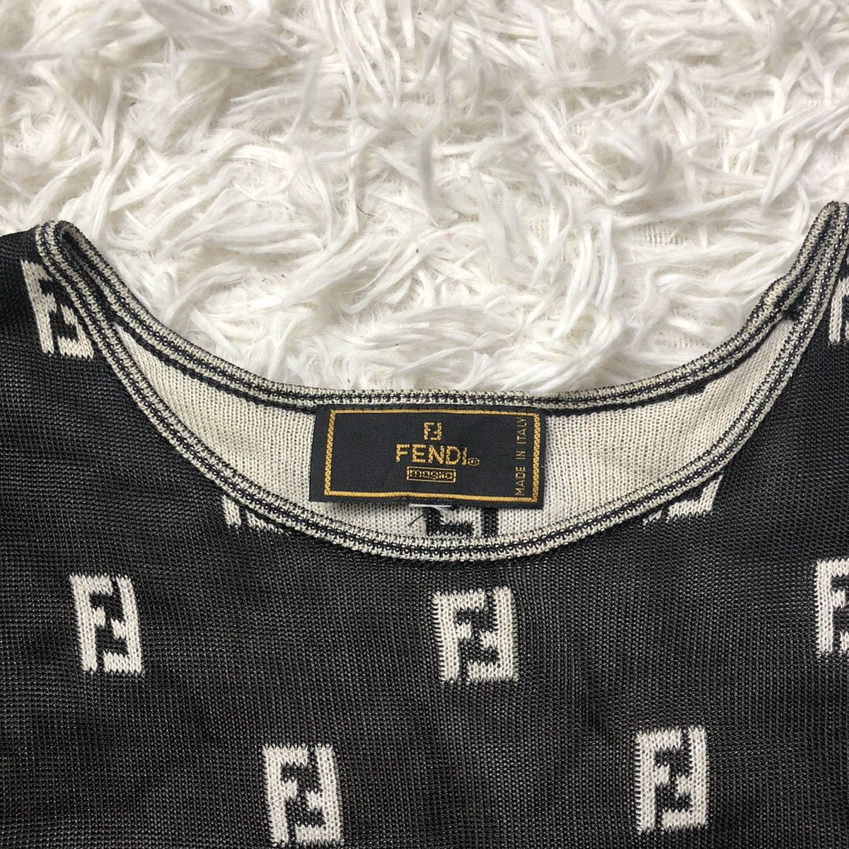 Fendi FENDI Vintage Monogram Crop Top Women's Size S / US 4 / IT 40 - 3 Thumbnail