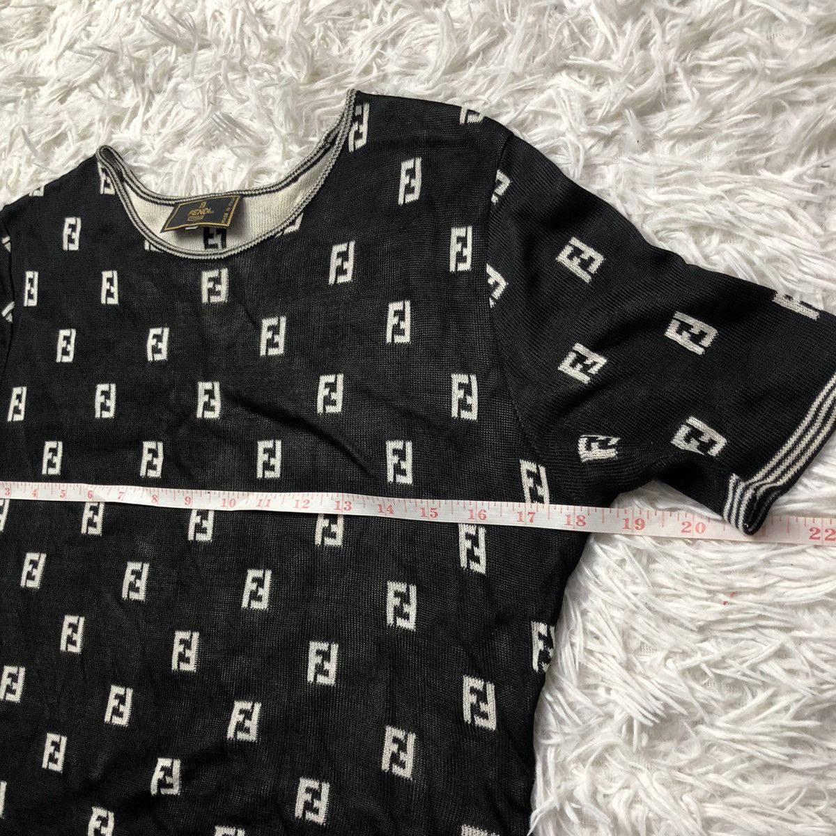 Fendi FENDI Vintage Monogram Crop Top Women's Size S / US 4 / IT 40 - 7 Thumbnail