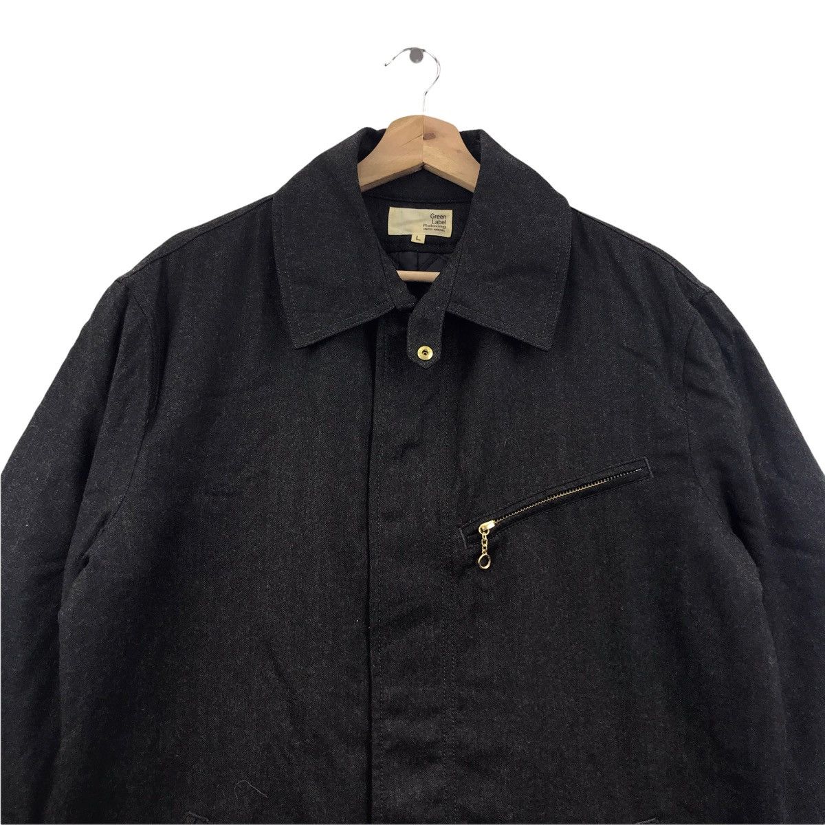 Vintage UNITED ARROWS Tokyo Japanese Brand Parka Long Coat Jacket Size US L / EU 52-54 / 3 - 2 Thumbnail