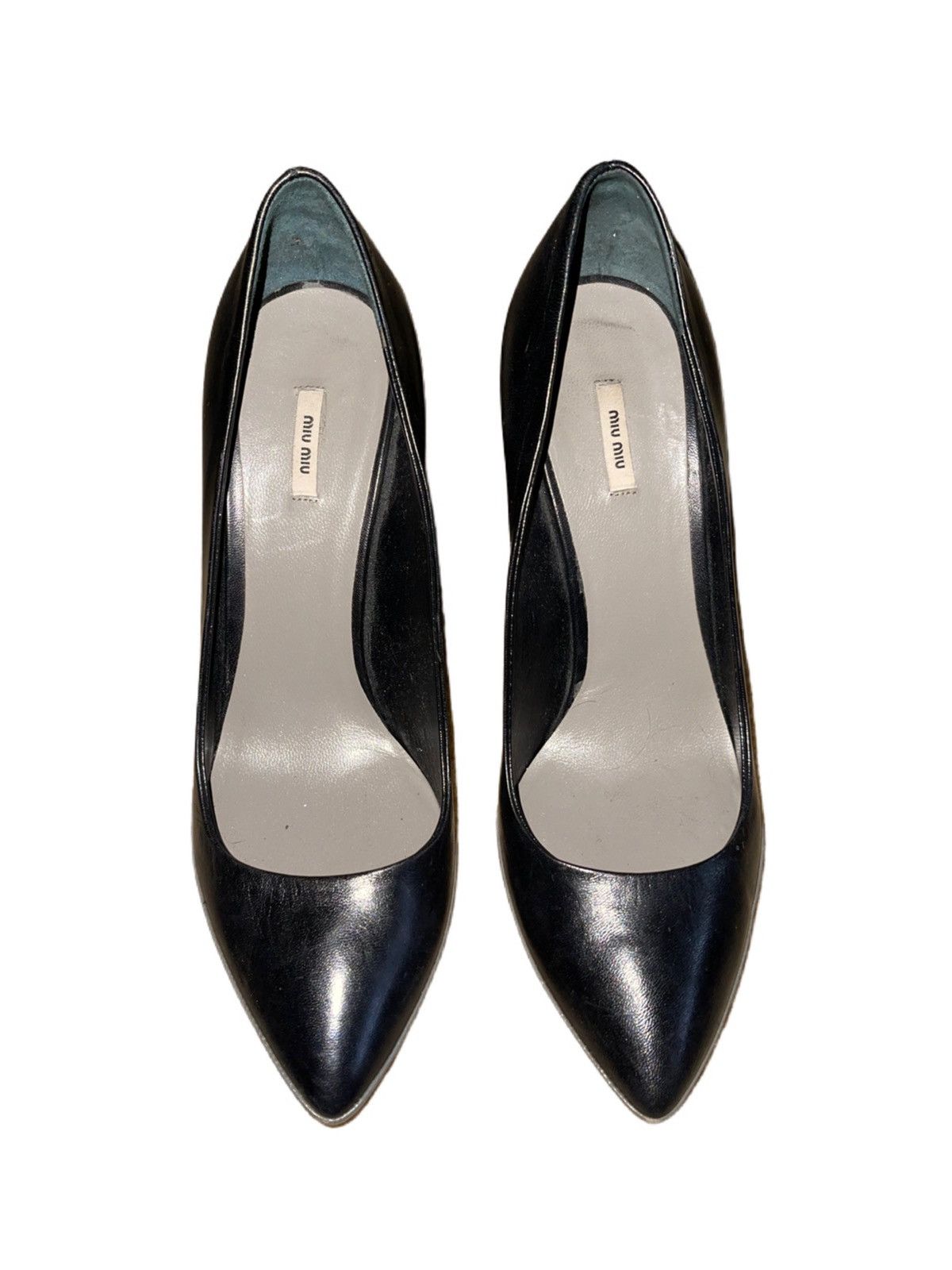 Miu Miu Miu Miu Bronze Heel Size US 6 / IT 36 - 1 Thumbnail