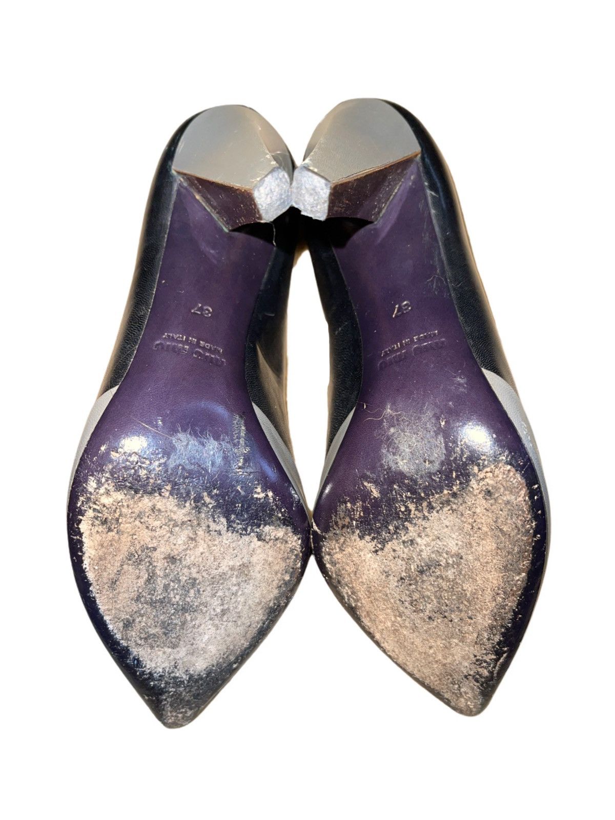 Miu Miu Miu Miu Bronze Heel Size US 6 / IT 36 - 4 Thumbnail