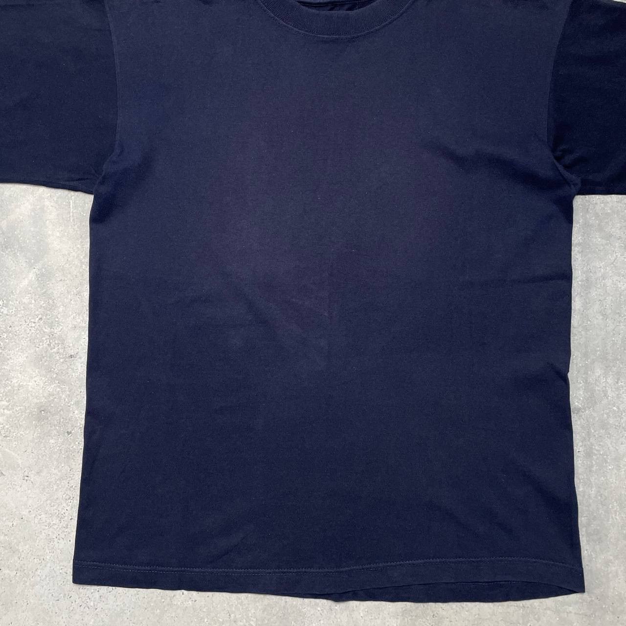 Vintage Vintage 2000s Blank T Shirt Faded Blue Size L Size US L / EU 52-54 / 3 - 9 Thumbnail