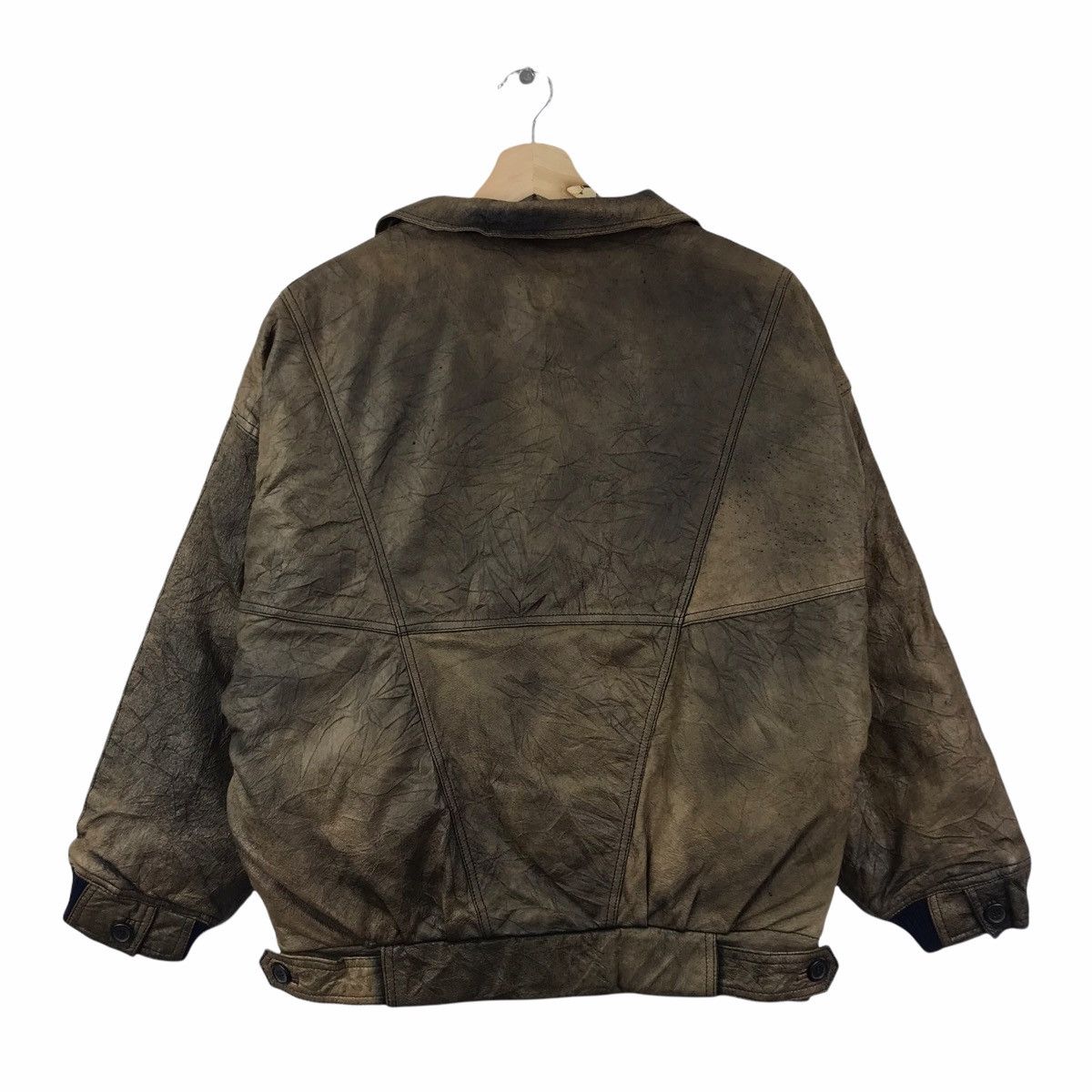 Vintage Vintage CP PPC Plus Company Leather Jacket Size US M / EU 48-50 / 2 - 2 Thumbnail