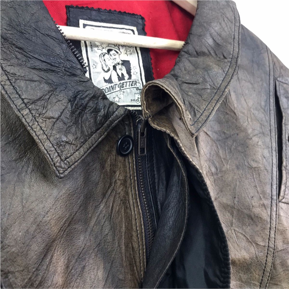 Vintage Vintage CP PPC Plus Company Leather Jacket Size US M / EU 48-50 / 2 - 5 Thumbnail