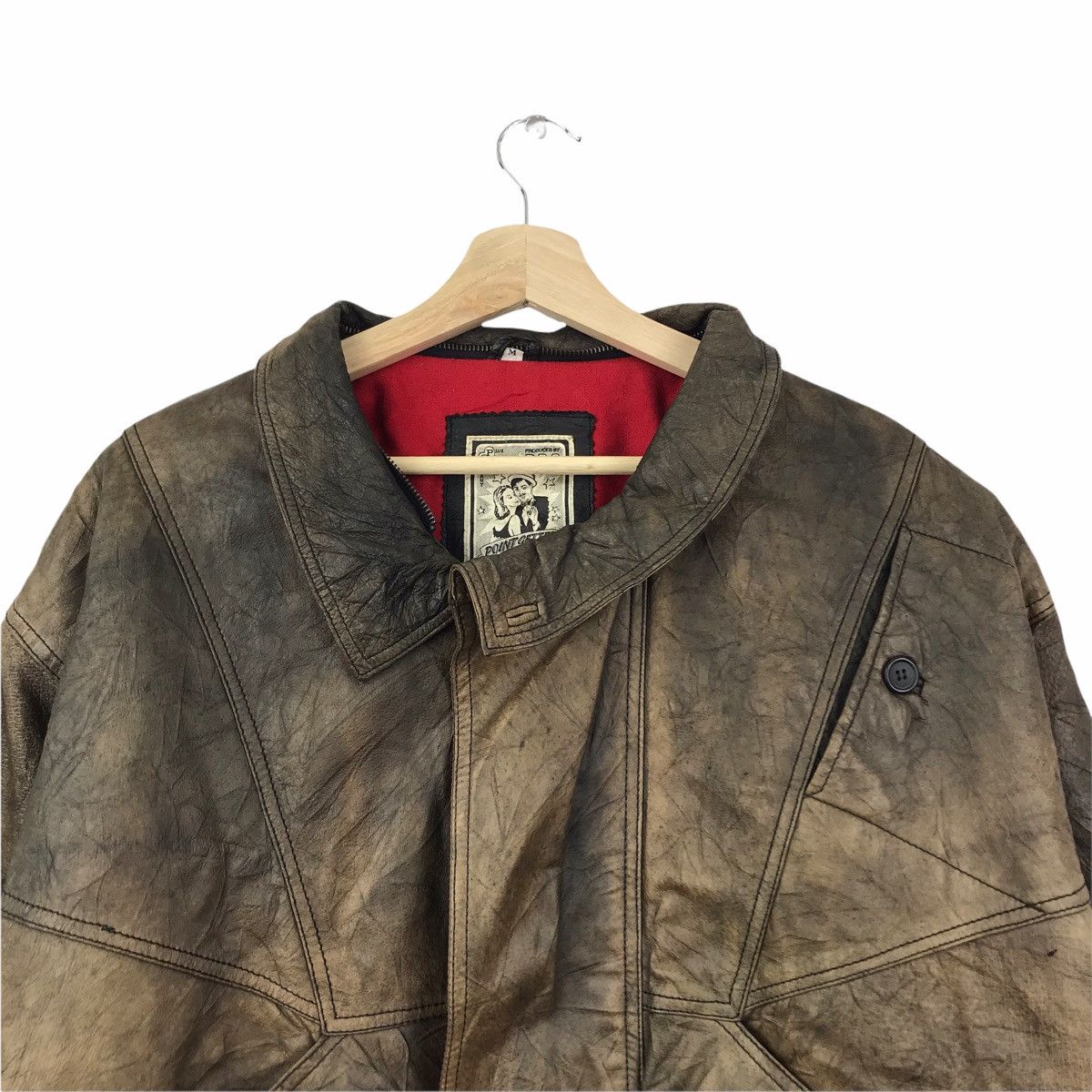 Vintage Vintage CP PPC Plus Company Leather Jacket Size US M / EU 48-50 / 2 - 3 Thumbnail