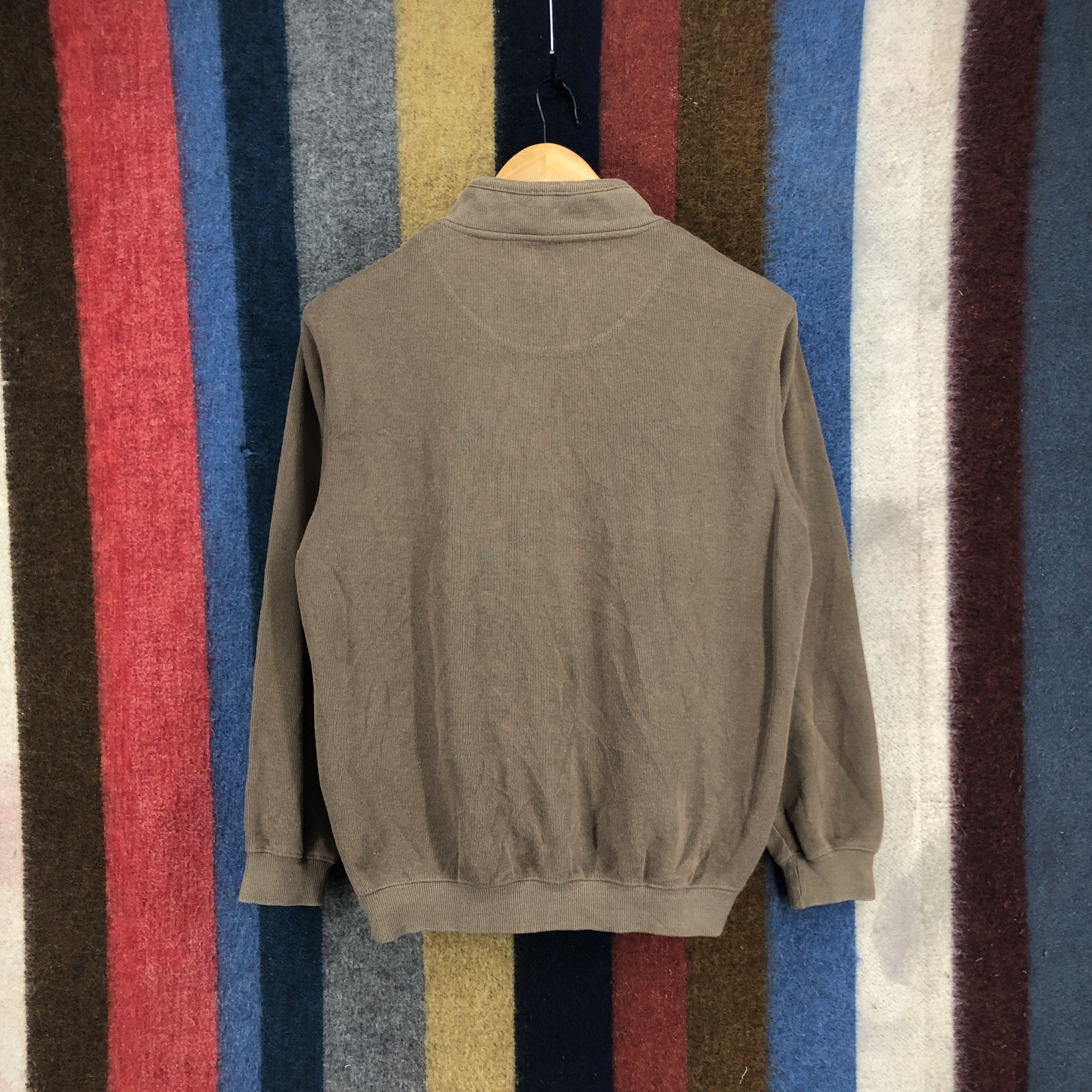 Gianni Valentino GIANNI VALENTINO Stripe Sweatshirt Turtle Neck #2769-100 Size US M / EU 48-50 / 2 - 7 Thumbnail