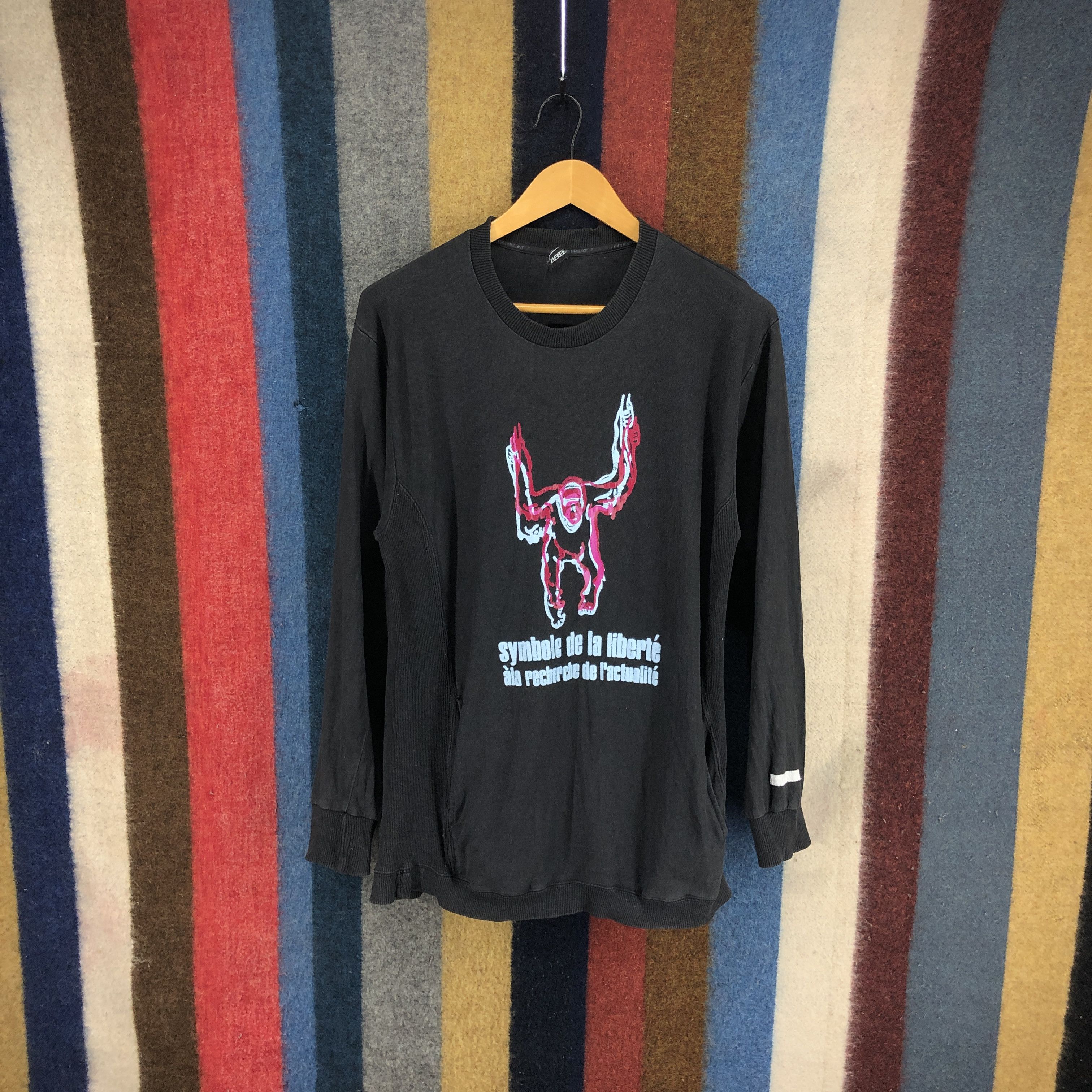 Japanese Brand Symbole De La Liberte by FREEBEAT Sweatshirt #0433/R Size US S / EU 44-46 / 1 - 1 Thumbnail