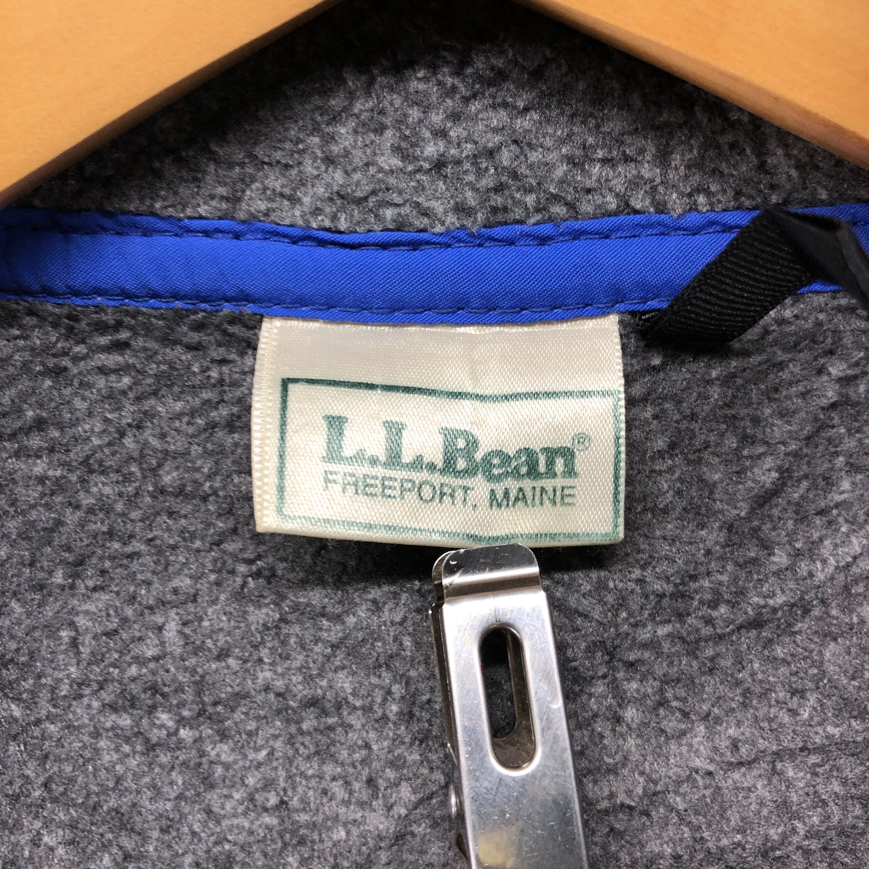 L.L. Bean L.L BEAN Zipper Fleece Turtle Neck #0162/H Size US XL / EU 56 / 4 - 5 Thumbnail