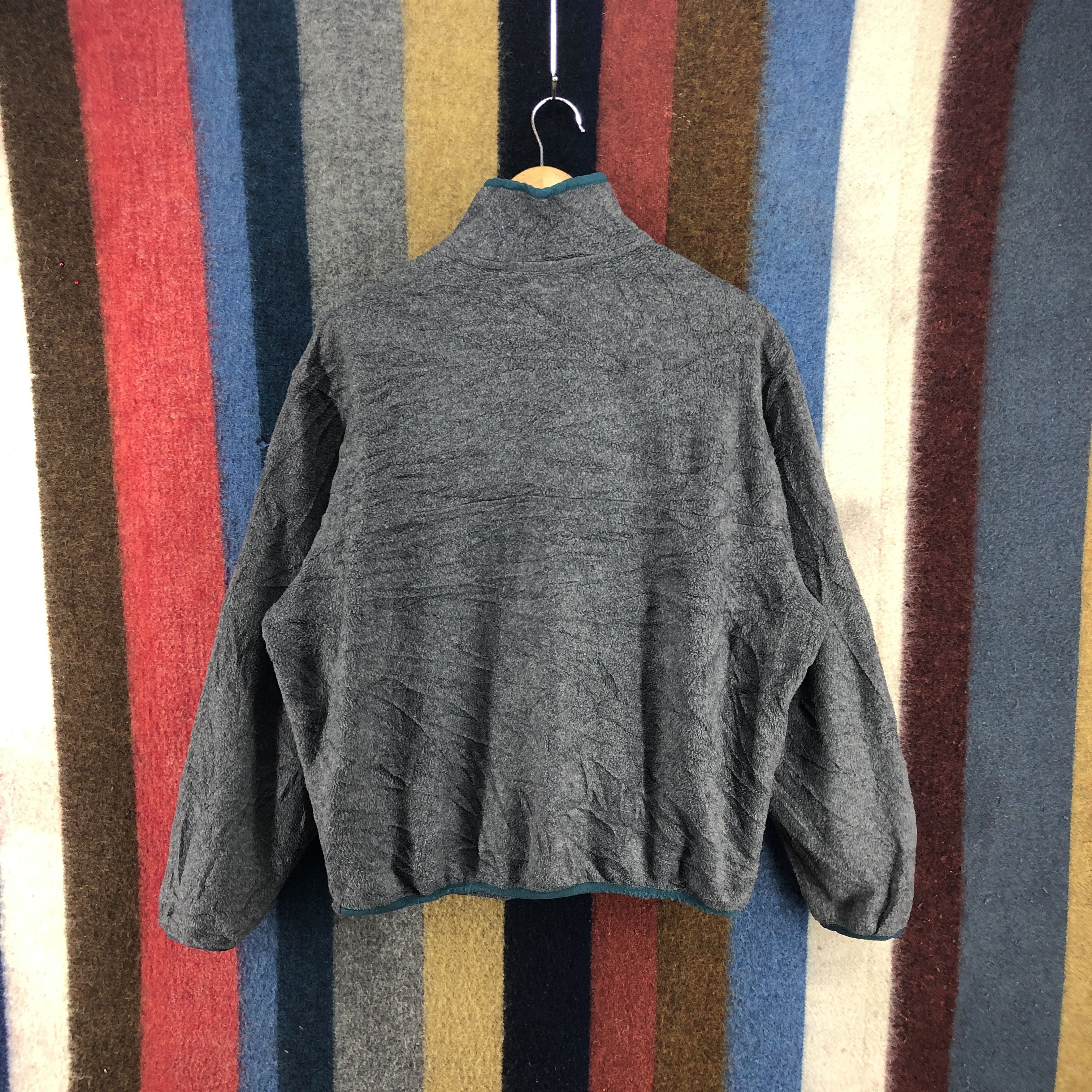 L.L. Bean L.L BEAN Zipper Fleece Turtle Neck #0162/H Size US XL / EU 56 / 4 - 6 Thumbnail