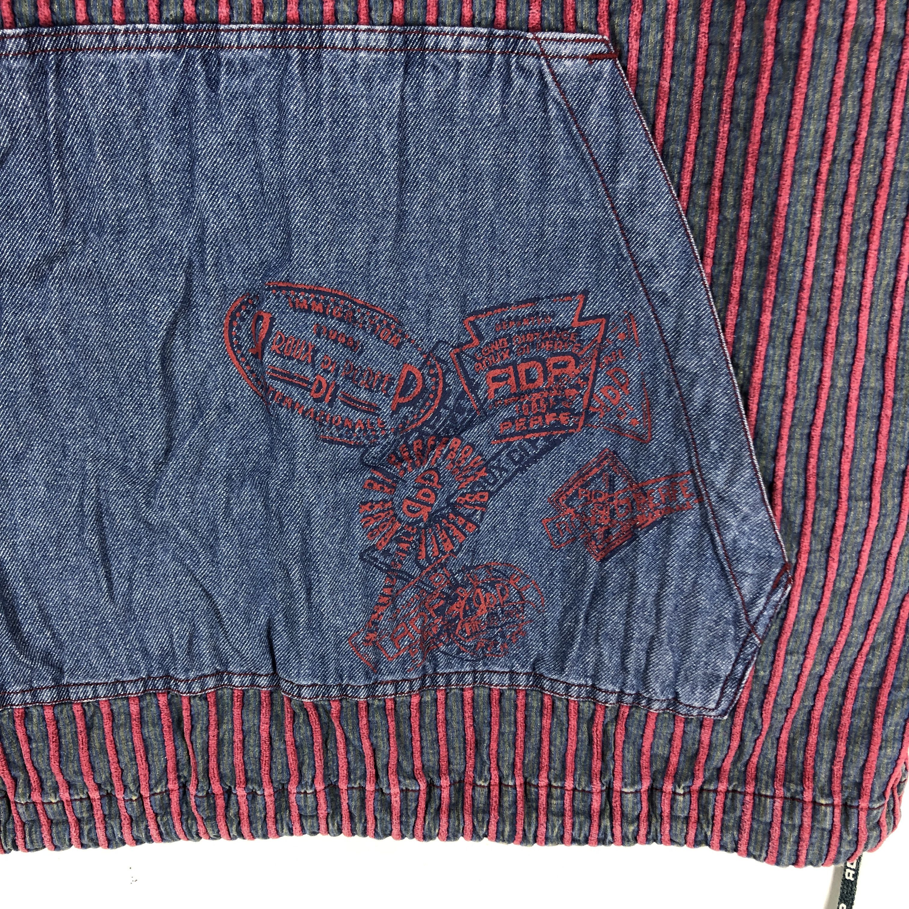 Japanese Brand ROUX DI PERFE Stripe Hoodie #1653-61 Size US M / EU 48-50 / 2 - 4 Thumbnail