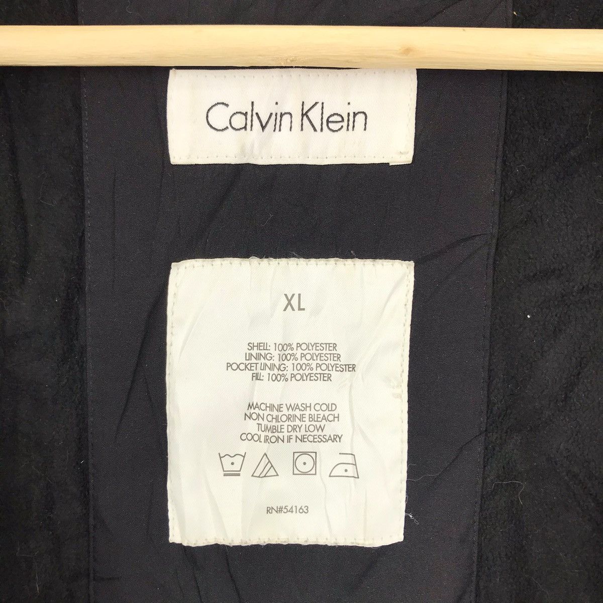 Calvin Klein CALVIN KLEIN CK Black Jacket Size US XL / EU 56 / 4 - 4 Thumbnail