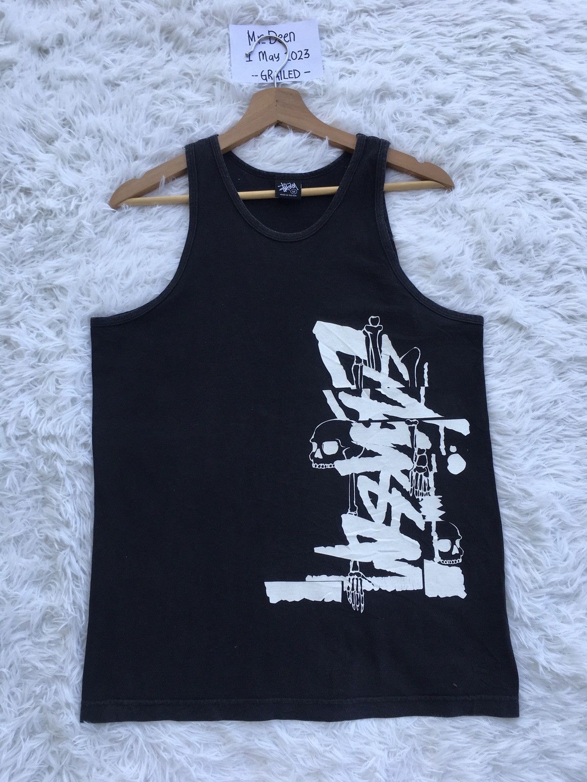 Stussy Vintage Rare Vintage Stussy Singlet Top Grailed