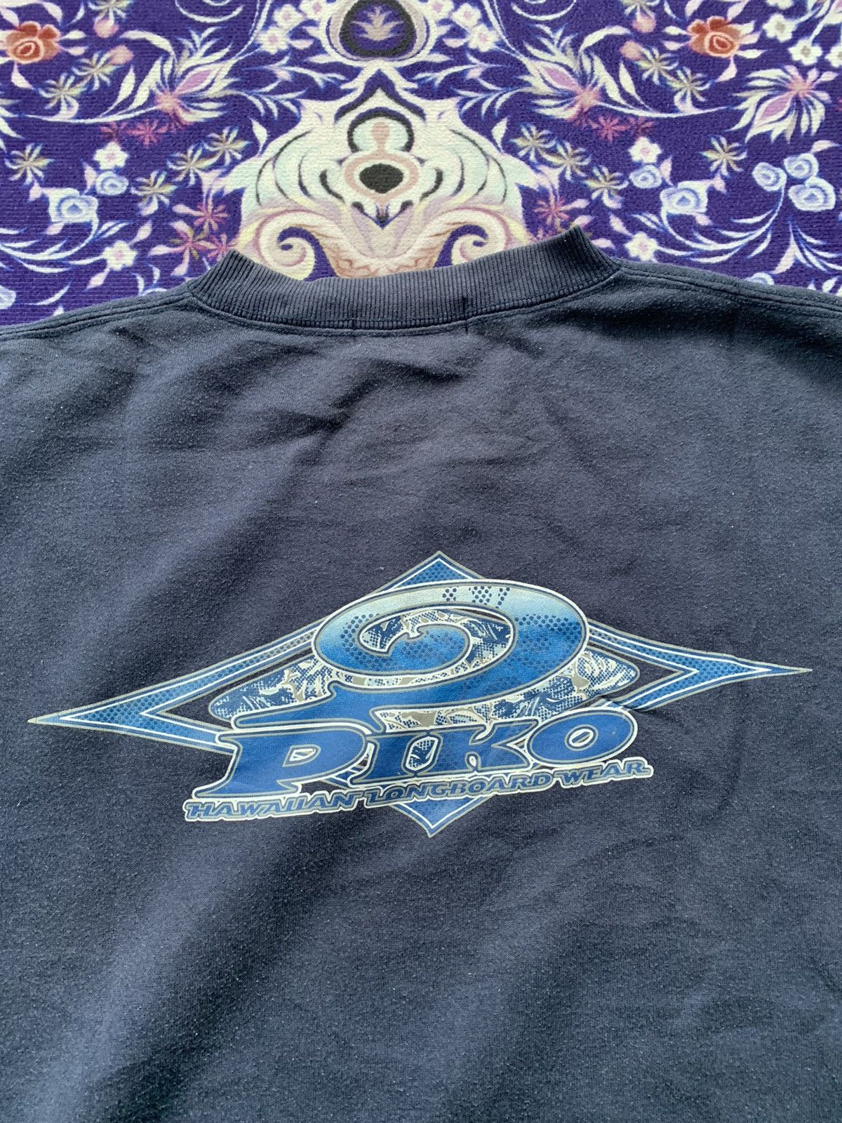 Japanese Brand Faded Piko Hawaiian LongBoard Wear Sweatshirt Size US L / EU 52-54 / 3 - 4 Thumbnail