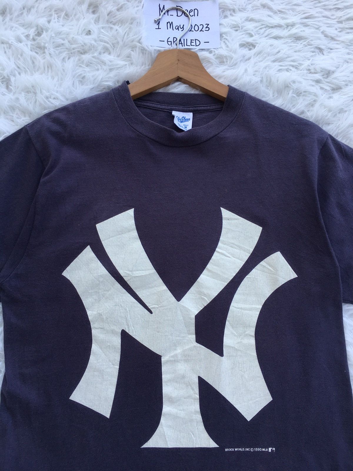 MLB Vintage MLB New York Yankees Big Logo Tshirt Size US S / EU 44-46 / 1 - 5 Thumbnail