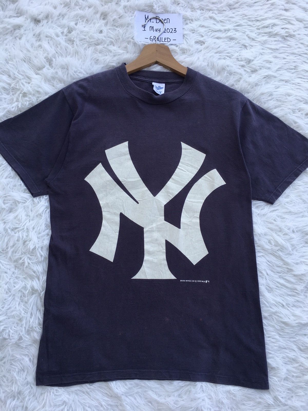 MLB Vintage MLB New York Yankees Big Logo Tshirt Size US S / EU 44-46 / 1 - 2 Thumbnail