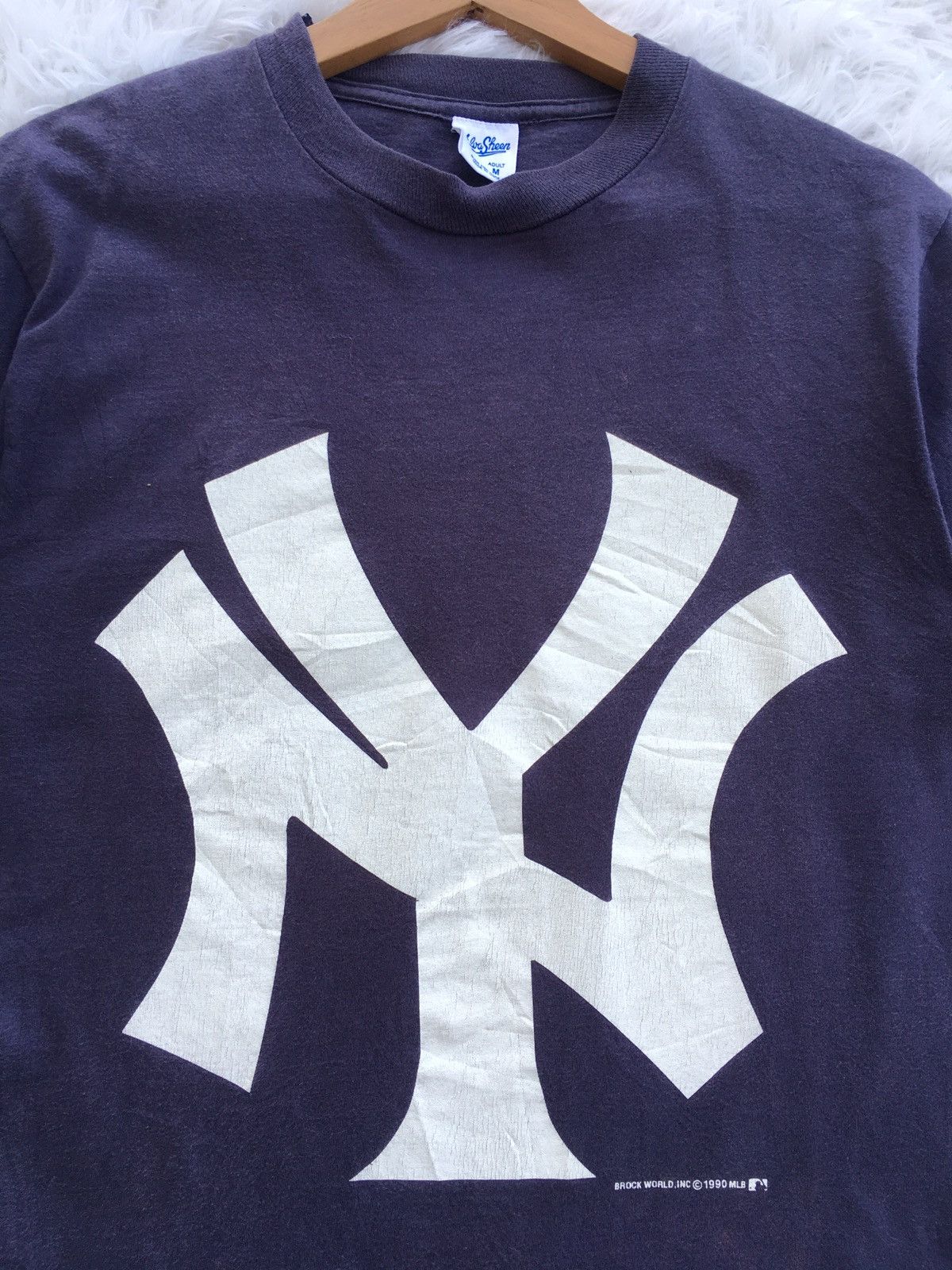 MLB Vintage MLB New York Yankees Big Logo Tshirt Size US S / EU 44-46 / 1 - 6 Thumbnail