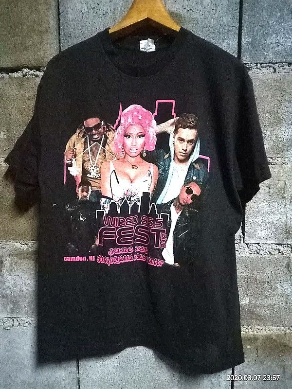 Band Tees Wired Fest Nicki Minaj Big Sean Diggy Simmon T-Pain Size US L / EU 52-54 / 3 - 2 Thumbnail