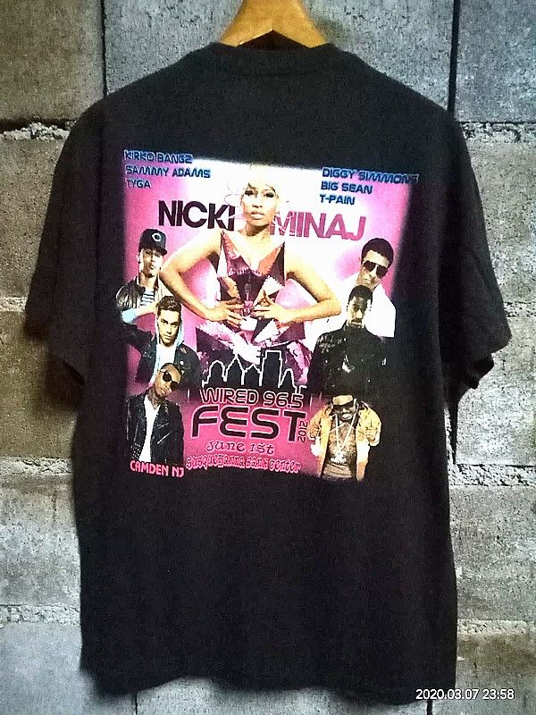 Band Tees Wired Fest Nicki Minaj Big Sean Diggy Simmon T-Pain Size US L / EU 52-54 / 3 - 1 Thumbnail