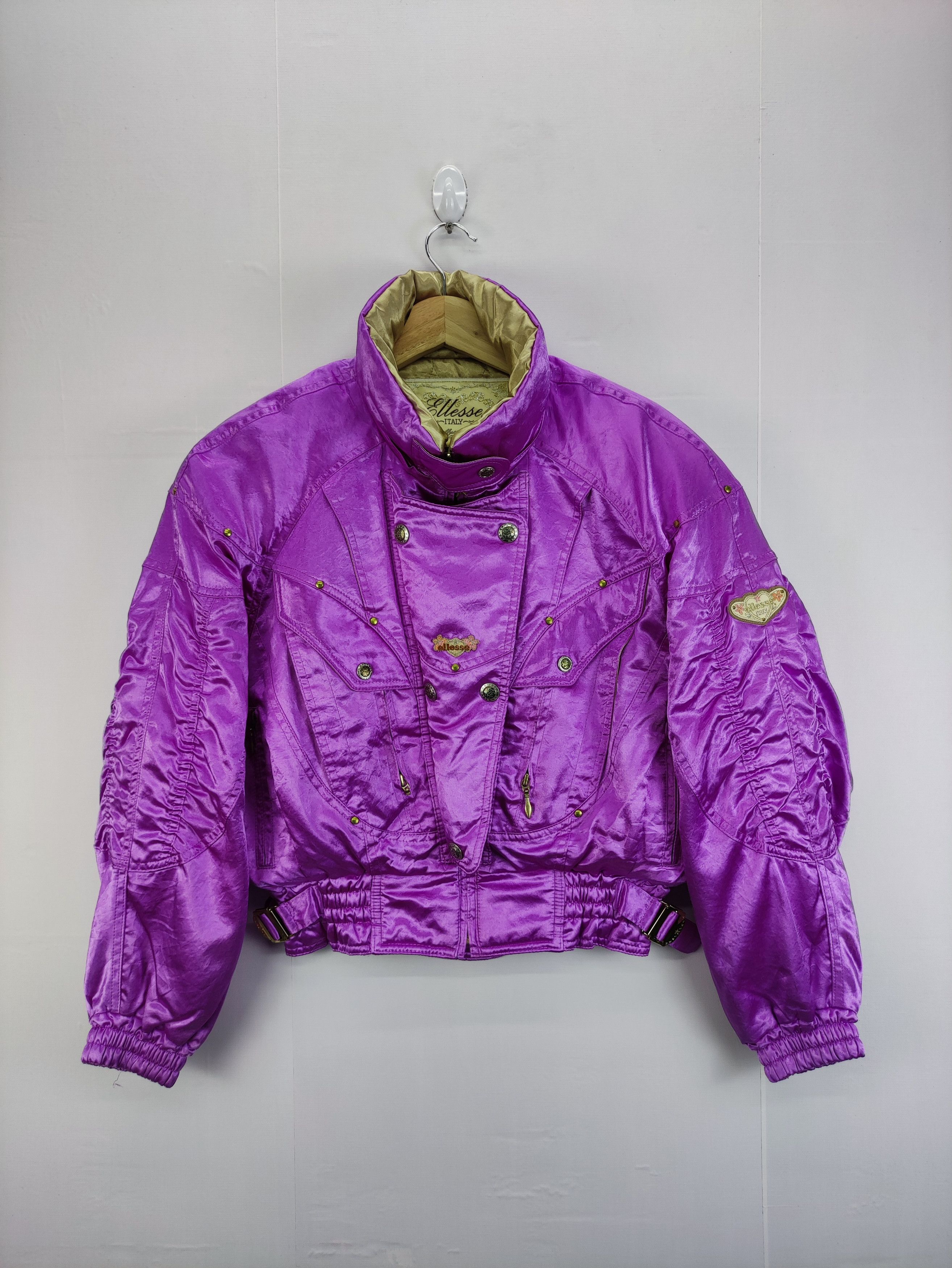 Ellesse Vintage Ellesse Ski Jacket Bomber Style Zipper Size L / US 10 / IT 46 - 1 Thumbnail
