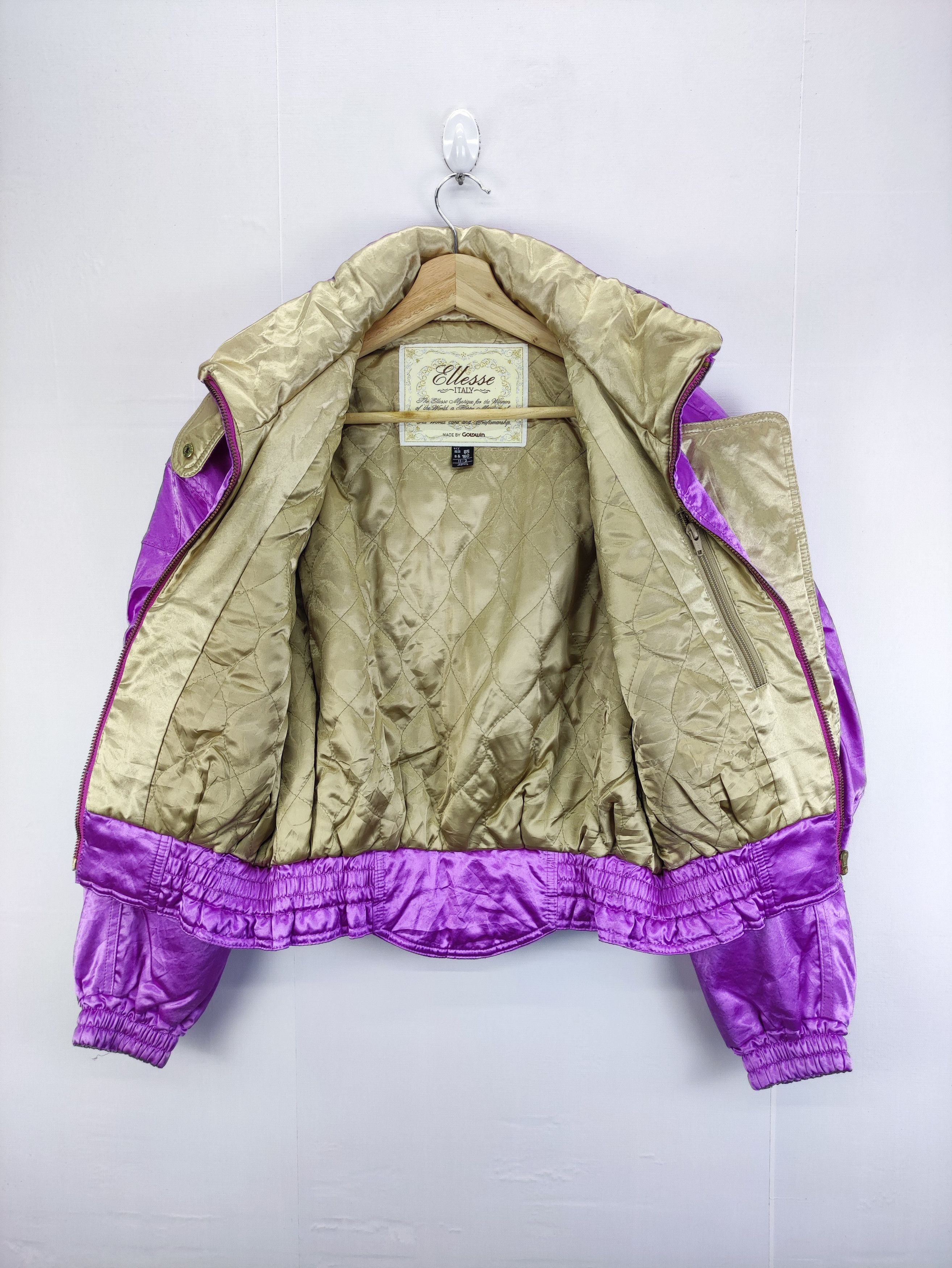 Ellesse Vintage Ellesse Ski Jacket Bomber Style Zipper Size L / US 10 / IT 46 - 8 Thumbnail