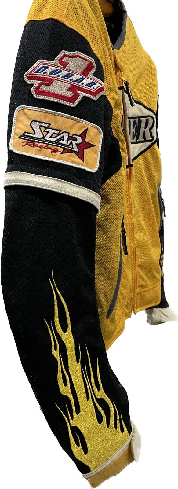 YELLOW CORN Yellow Corn Dragster Racing Jacket 🔥RARE Hell Design Size L / US 10 / IT 46 - 6 Thumbnail
