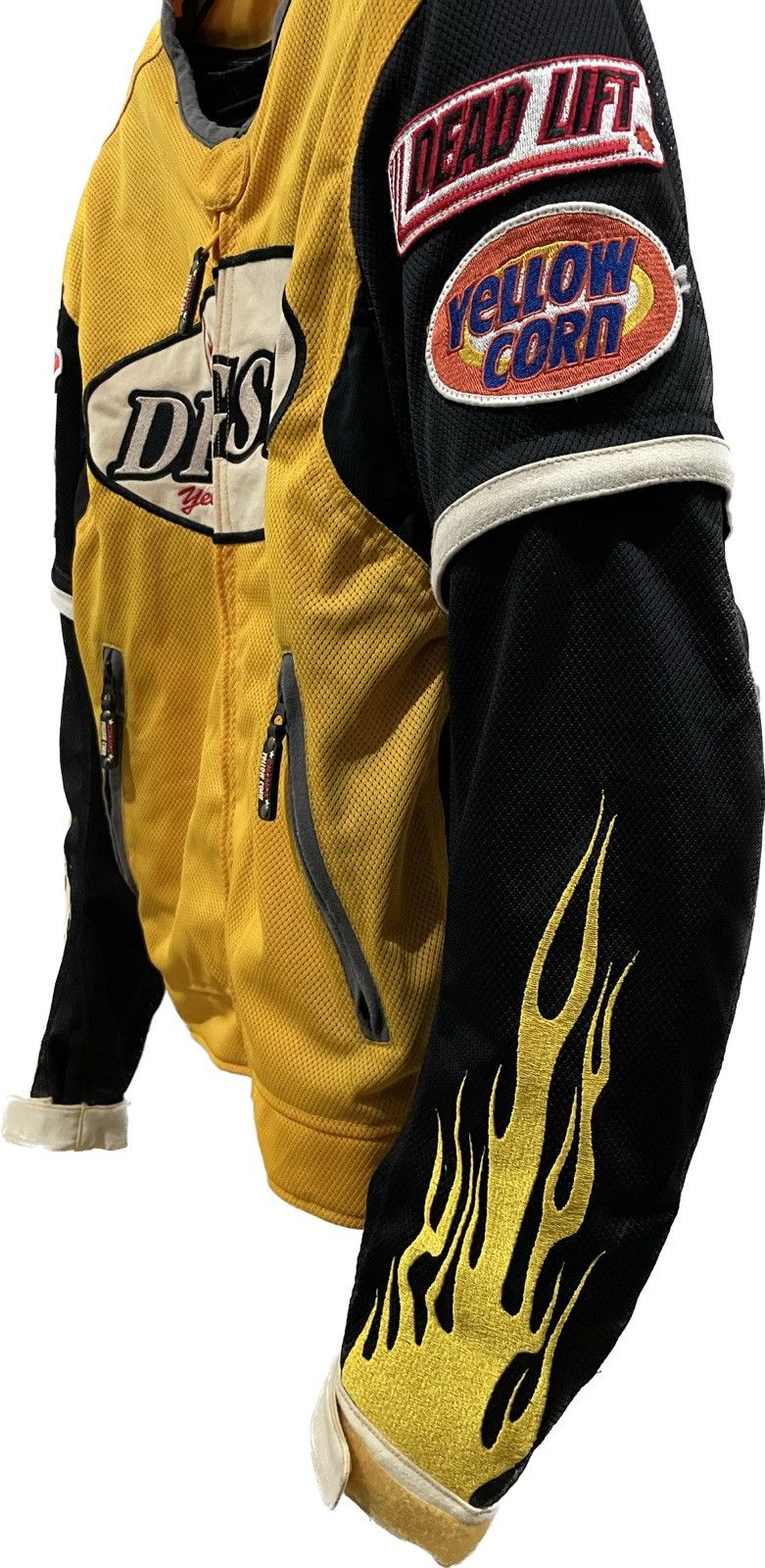 YELLOW CORN Yellow Corn Dragster Racing Jacket 🔥RARE Hell Design Size L / US 10 / IT 46 - 7 Thumbnail