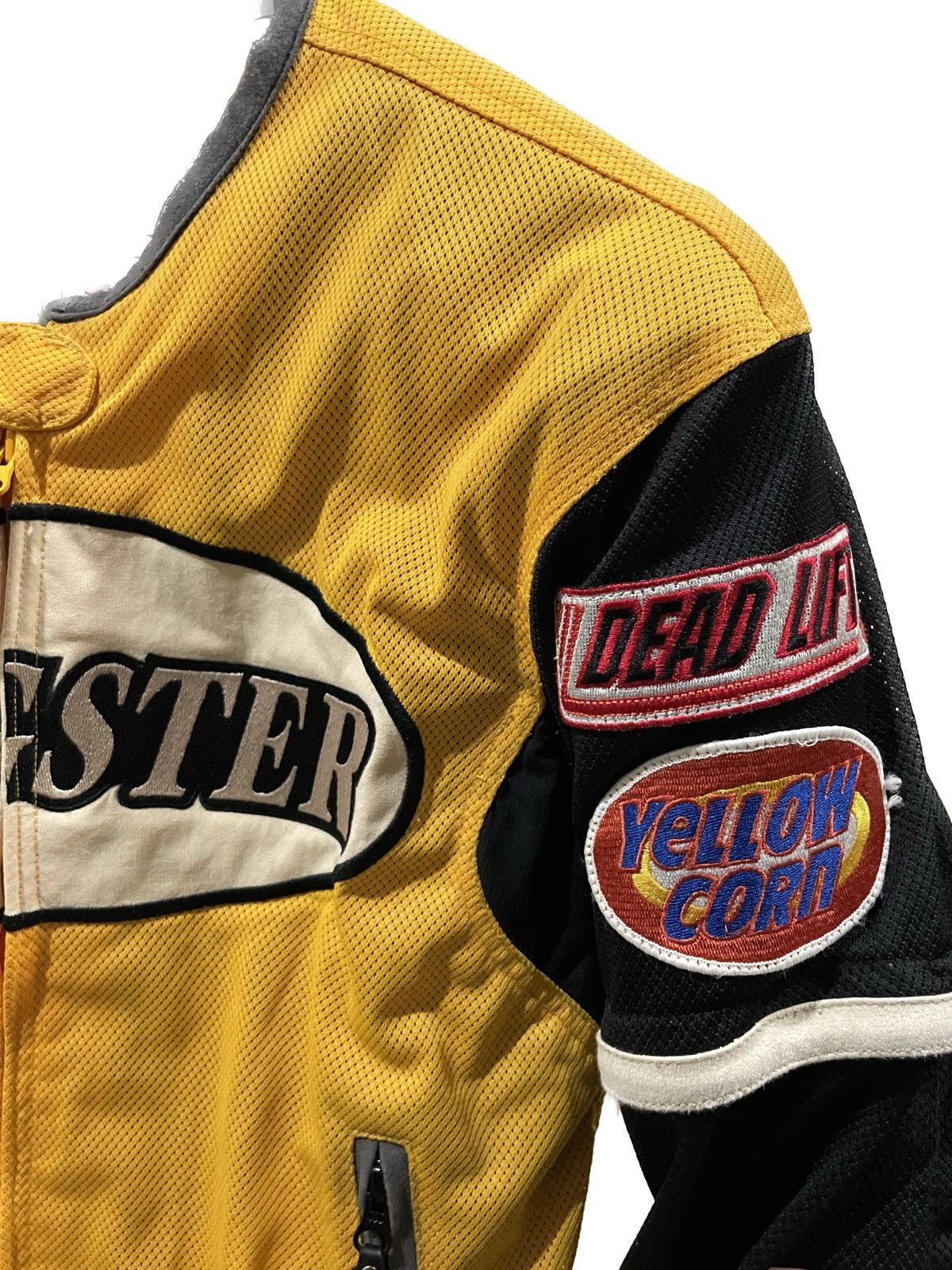 YELLOW CORN Yellow Corn Dragster Racing Jacket 🔥RARE Hell Design Size L / US 10 / IT 46 - 3 Thumbnail