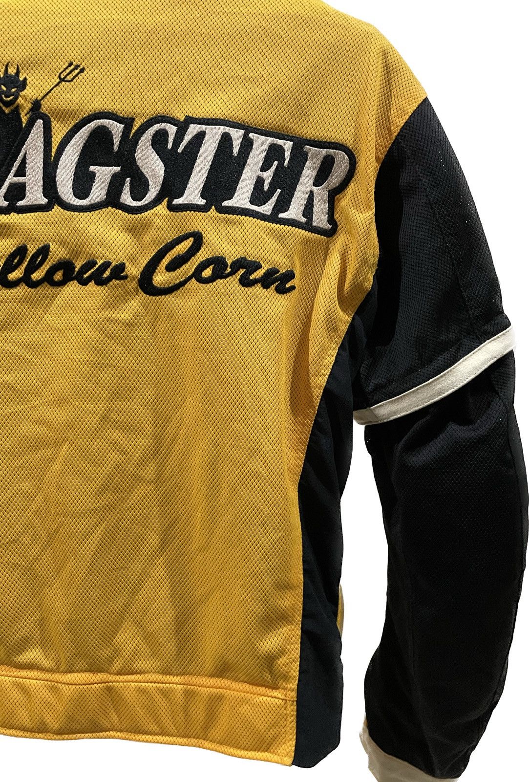 YELLOW CORN Yellow Corn Dragster Racing Jacket 🔥RARE Hell Design Size L / US 10 / IT 46 - 10 Thumbnail