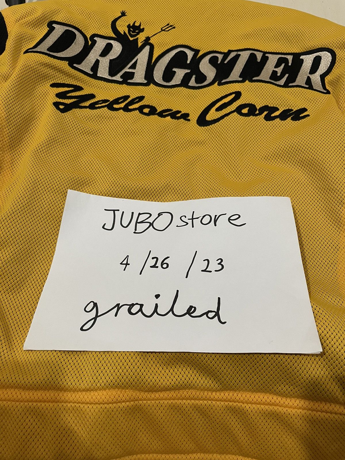 YELLOW CORN Yellow Corn Dragster Racing Jacket 🔥RARE Hell Design Size L / US 10 / IT 46 - 20 Thumbnail