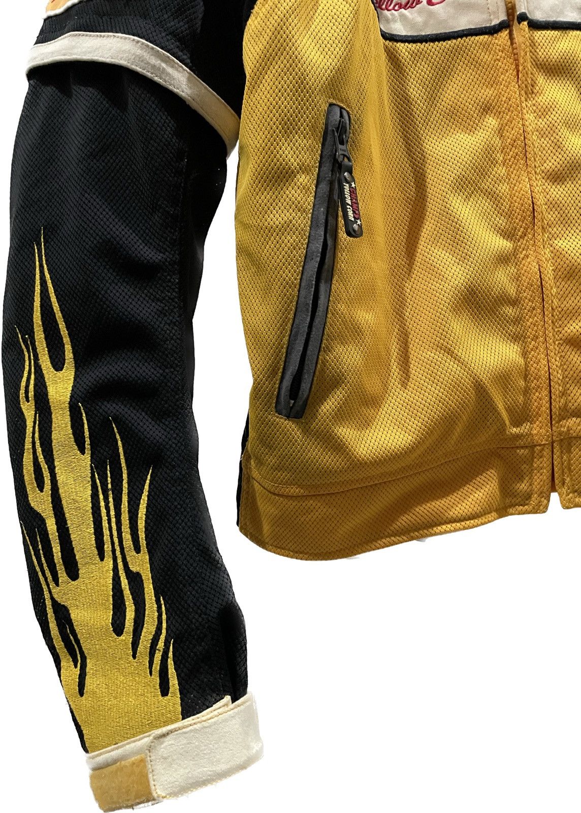 YELLOW CORN Yellow Corn Dragster Racing Jacket 🔥RARE Hell Design Size L / US 10 / IT 46 - 4 Thumbnail