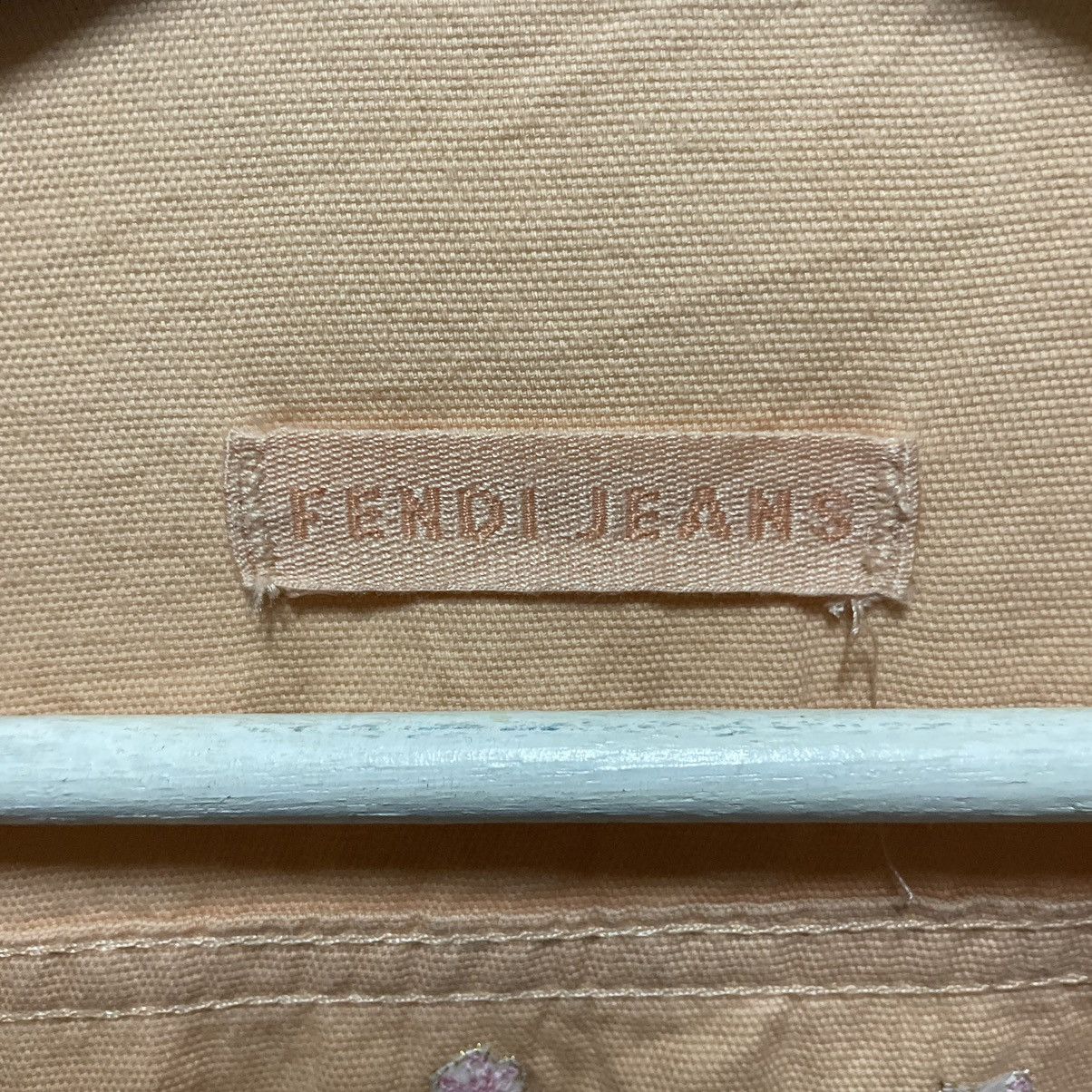 Fendi 💥 FENDI JEANS FLORAL EMBROIDERY TRUCKER JACKET Size M / US 6-8 / IT 42-44 - 11 Thumbnail
