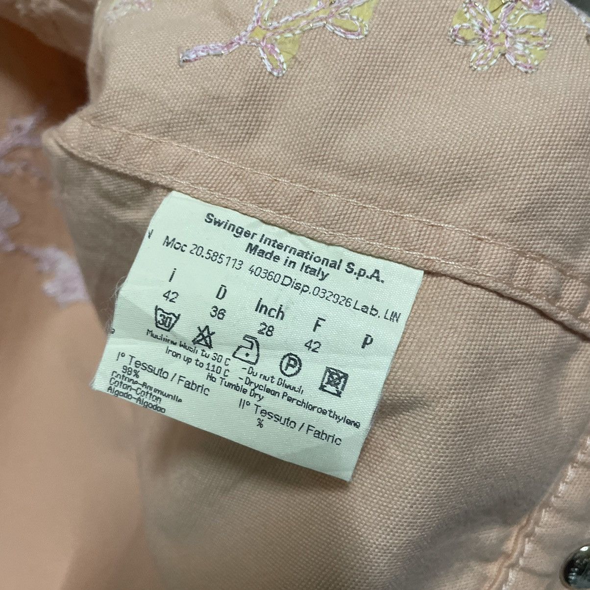 Fendi 💥 FENDI JEANS FLORAL EMBROIDERY TRUCKER JACKET Size M / US 6-8 / IT 42-44 - 13 Thumbnail