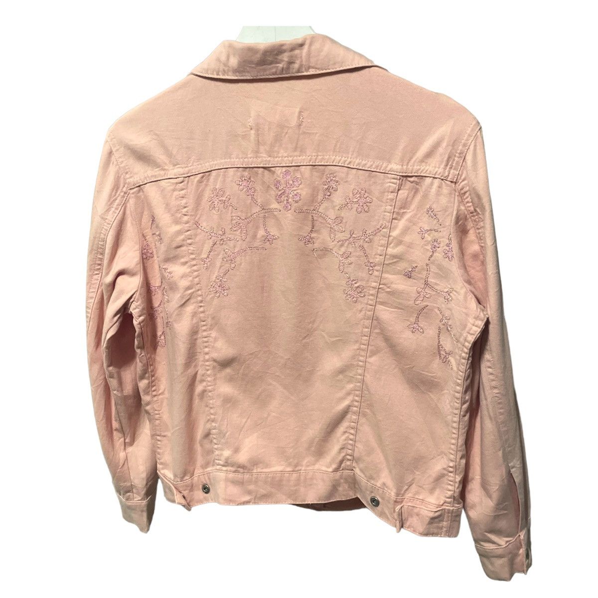 Fendi 💥 FENDI JEANS FLORAL EMBROIDERY TRUCKER JACKET Size M / US 6-8 / IT 42-44 - 9 Thumbnail