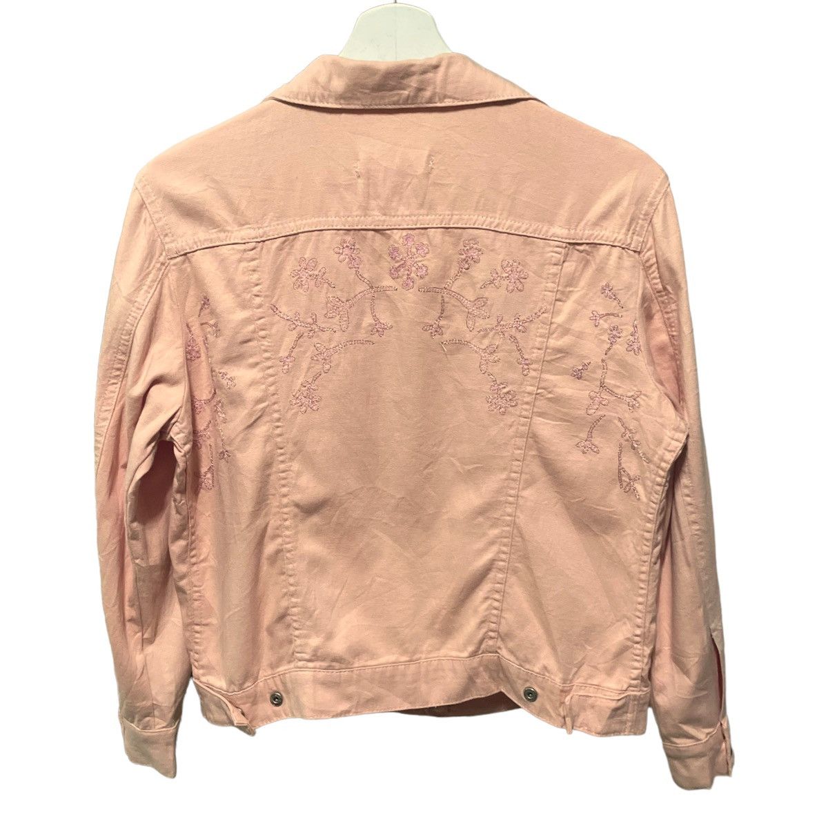 Fendi 💥 FENDI JEANS FLORAL EMBROIDERY TRUCKER JACKET Size M / US 6-8 / IT 42-44 - 8 Thumbnail