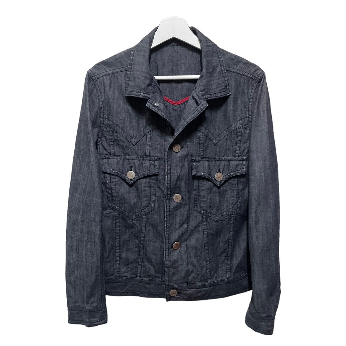 20471120 × Beauty Beast × Japanese Brand 💥Japan 291295 Homme Button Jacket Size US S / EU 44-46 / 1 - 2 Thumbnail
