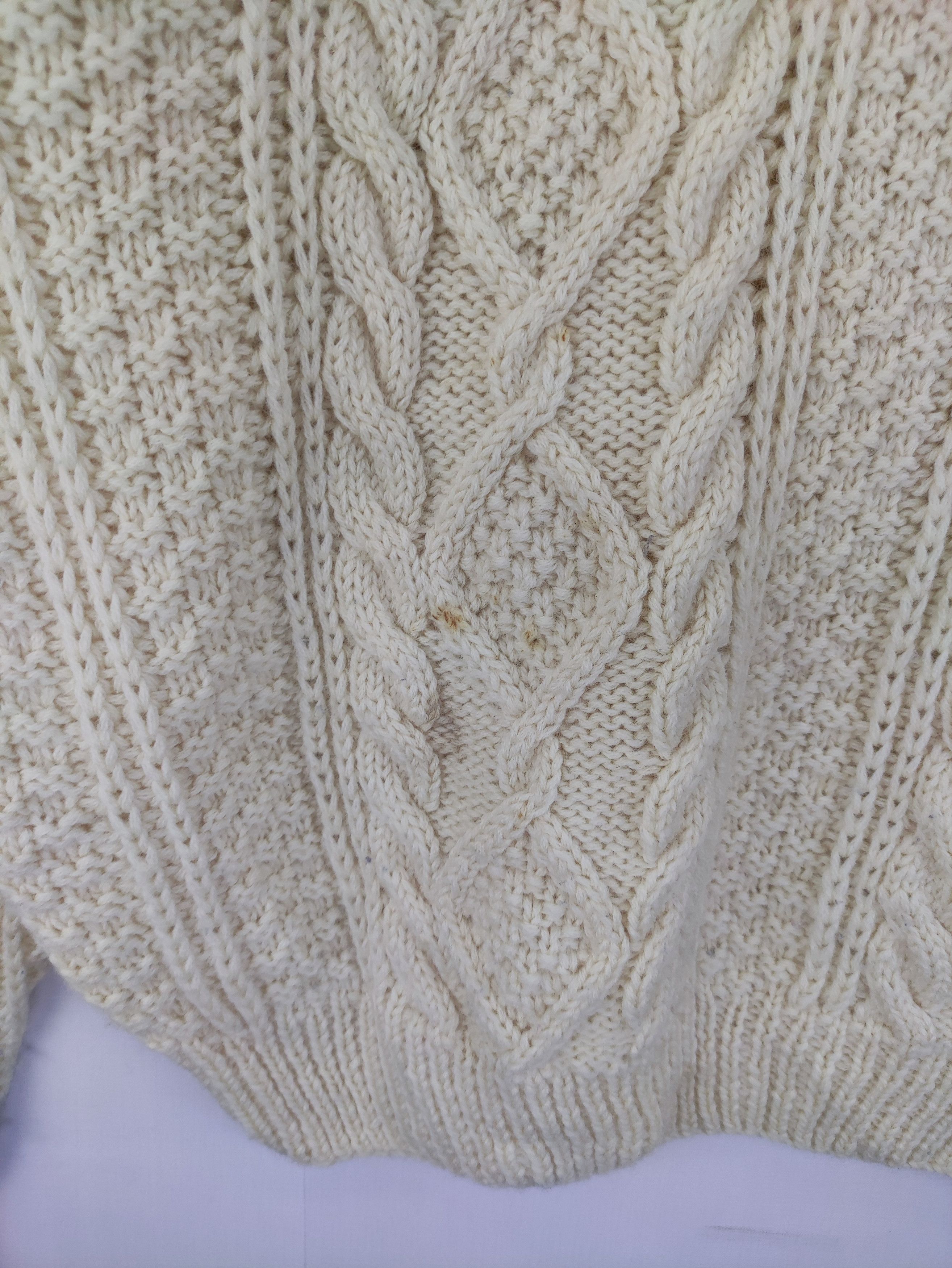 Aran Isles Knitwear Vintage Salanpia Cable Knit Sweater Jumper Size US M / EU 48-50 / 2 - 2 Thumbnail