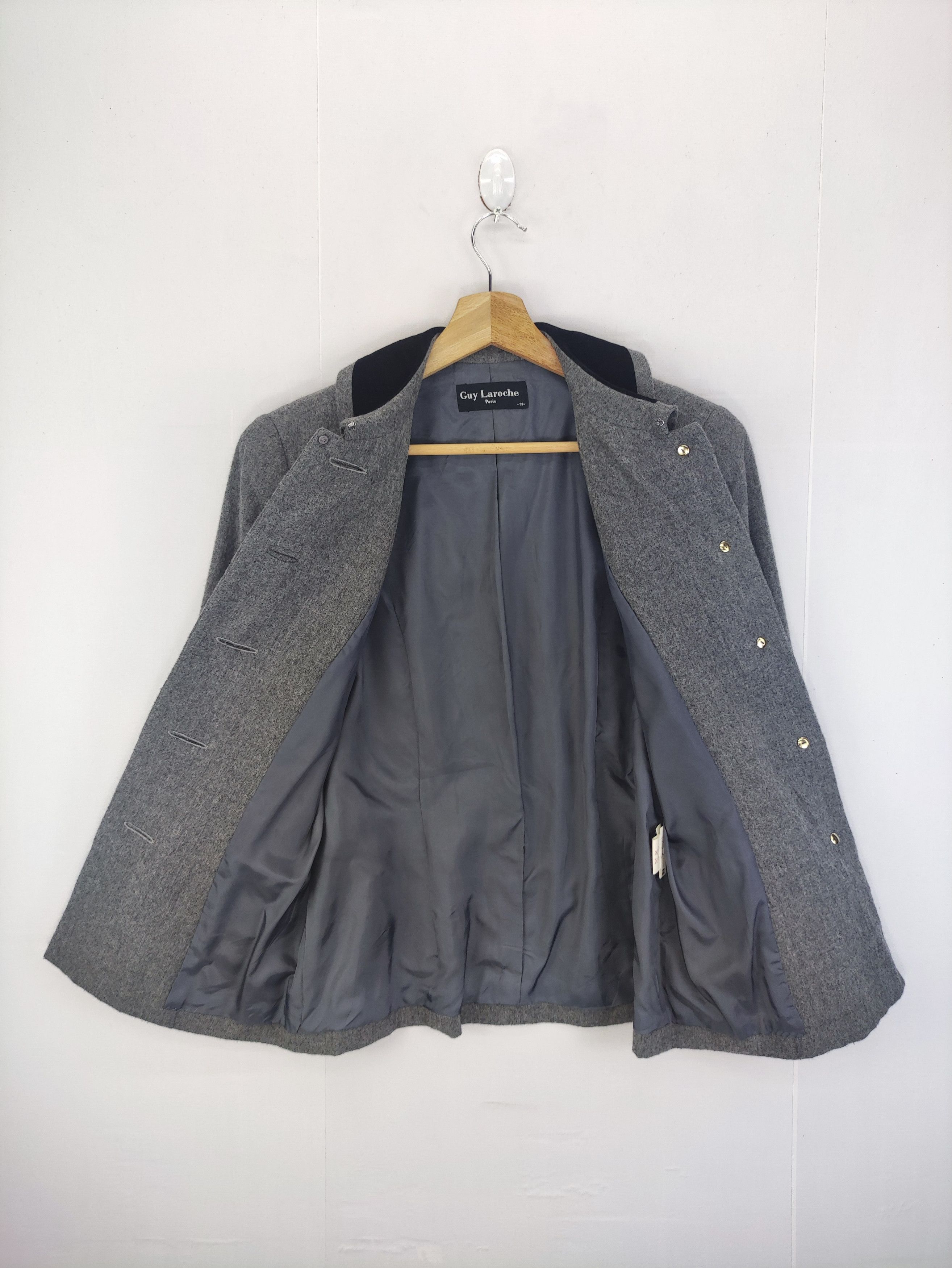 Guy Laroche Vintage Guy Laroche Wool Coat Jacket Size XS / US 0-2 / IT 36-38 - 5 Thumbnail