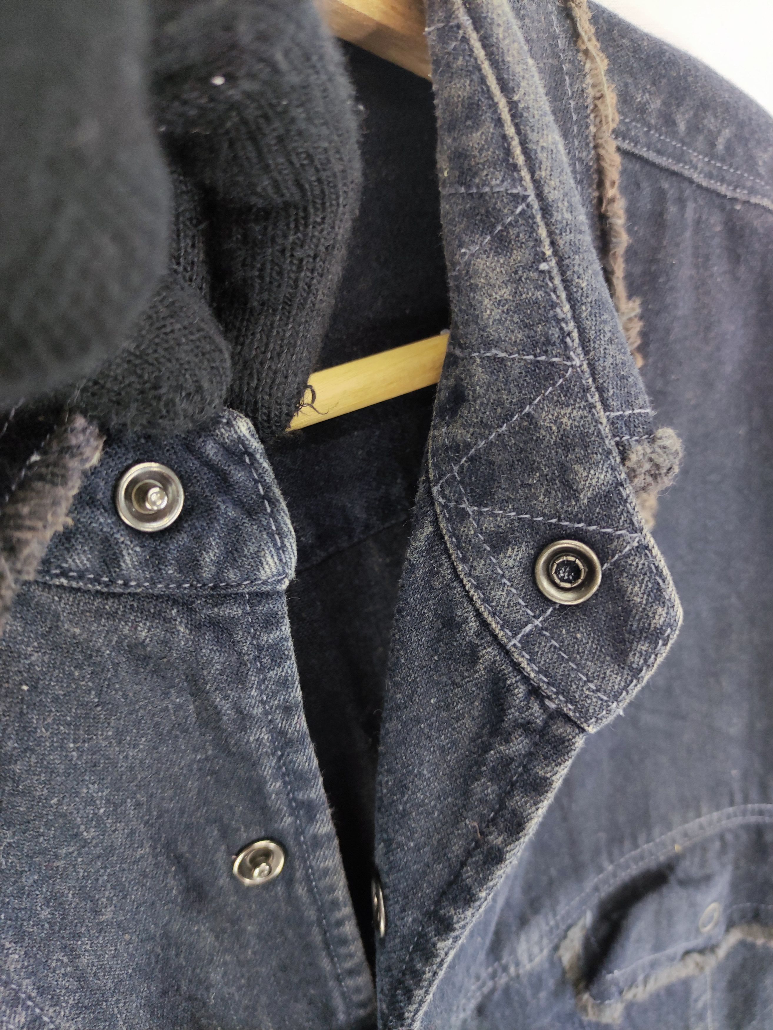 Japanese Brand Vintage Sissy Kansai Yamamoto Denim Jacket Snap Button Size US M / EU 48-50 / 2 - 3 Thumbnail