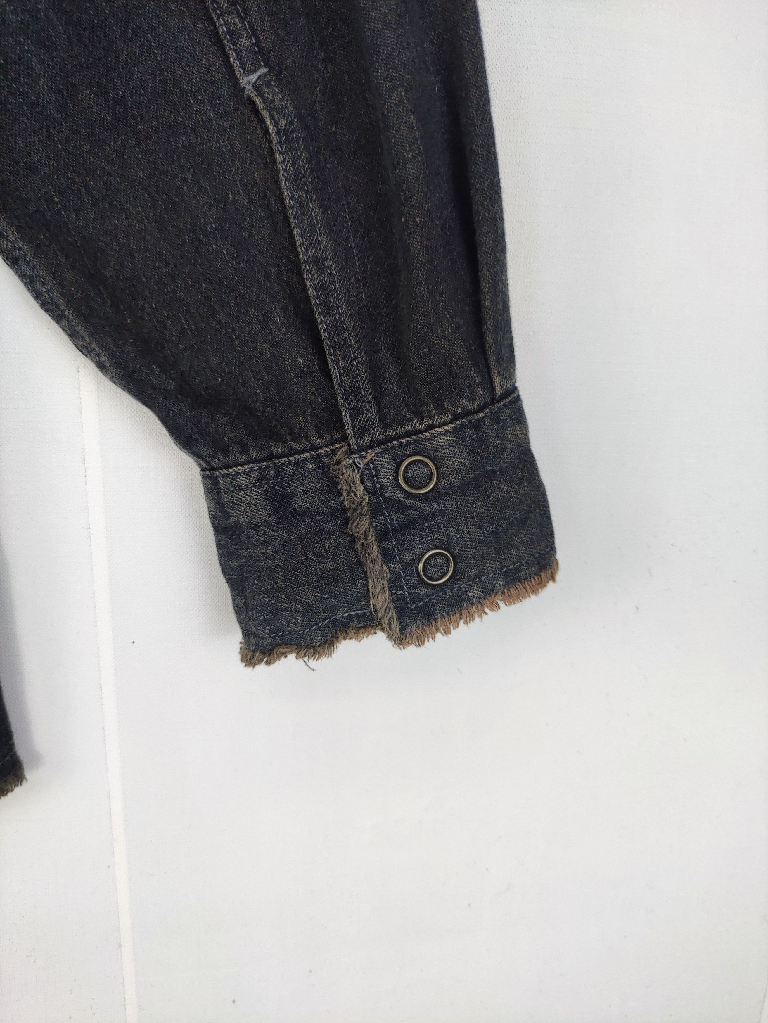 Japanese Brand Vintage Sissy Kansai Yamamoto Denim Jacket Snap Button Size US M / EU 48-50 / 2 - 8 Thumbnail
