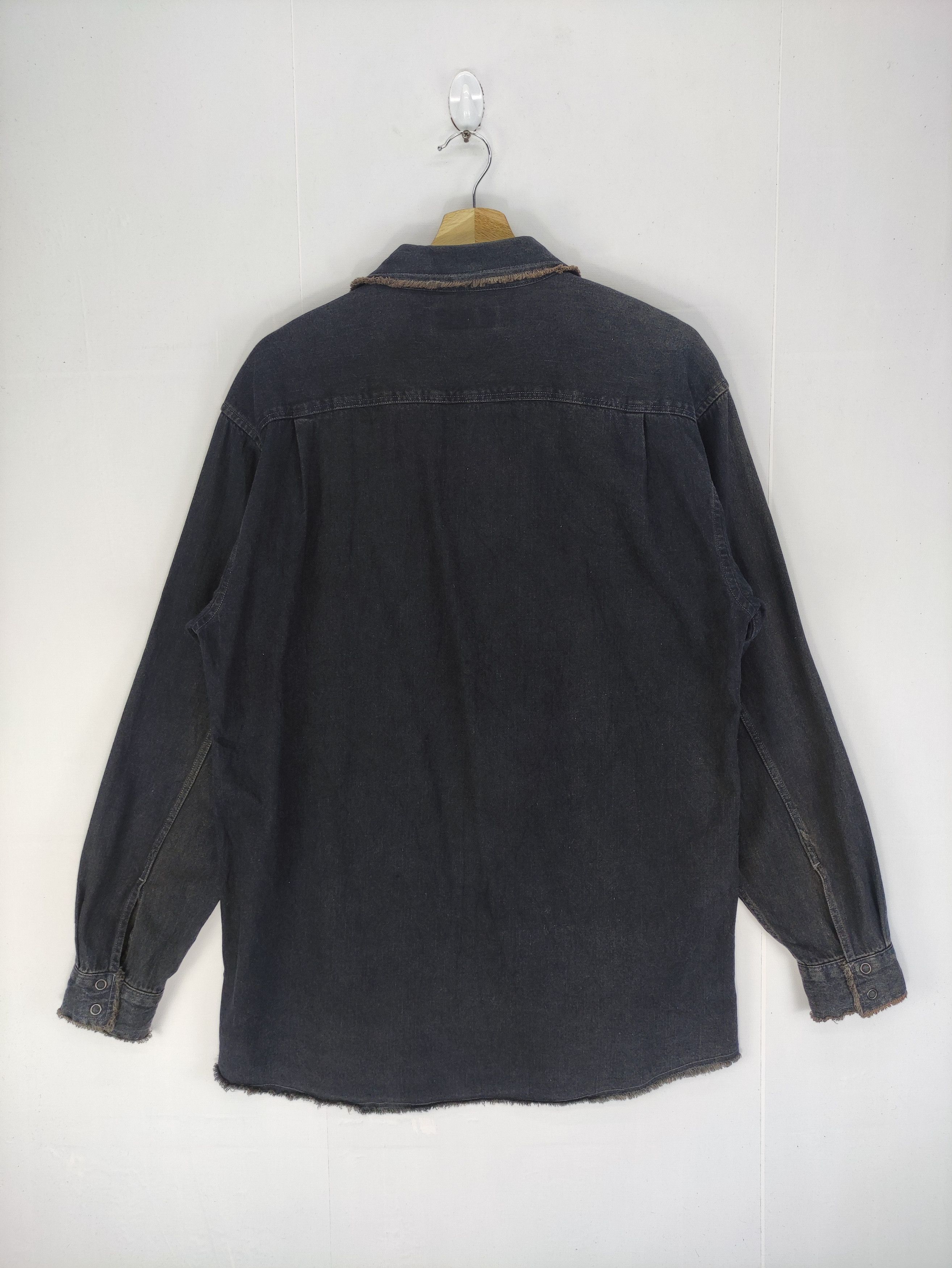 Japanese Brand Vintage Sissy Kansai Yamamoto Denim Jacket Snap Button Size US M / EU 48-50 / 2 - 9 Thumbnail