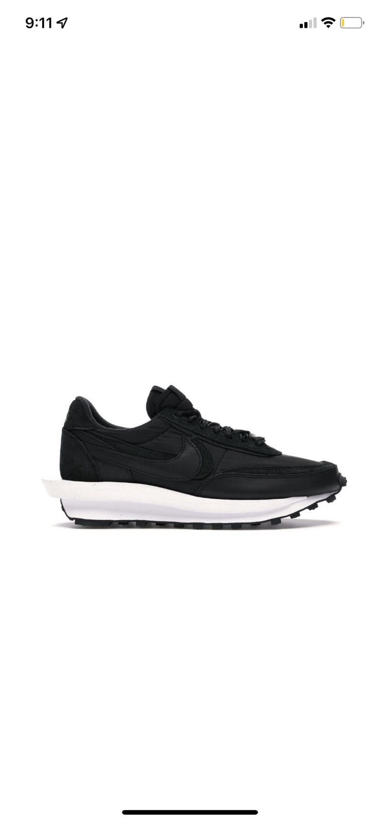 Nike factory Sacai Black Nylon