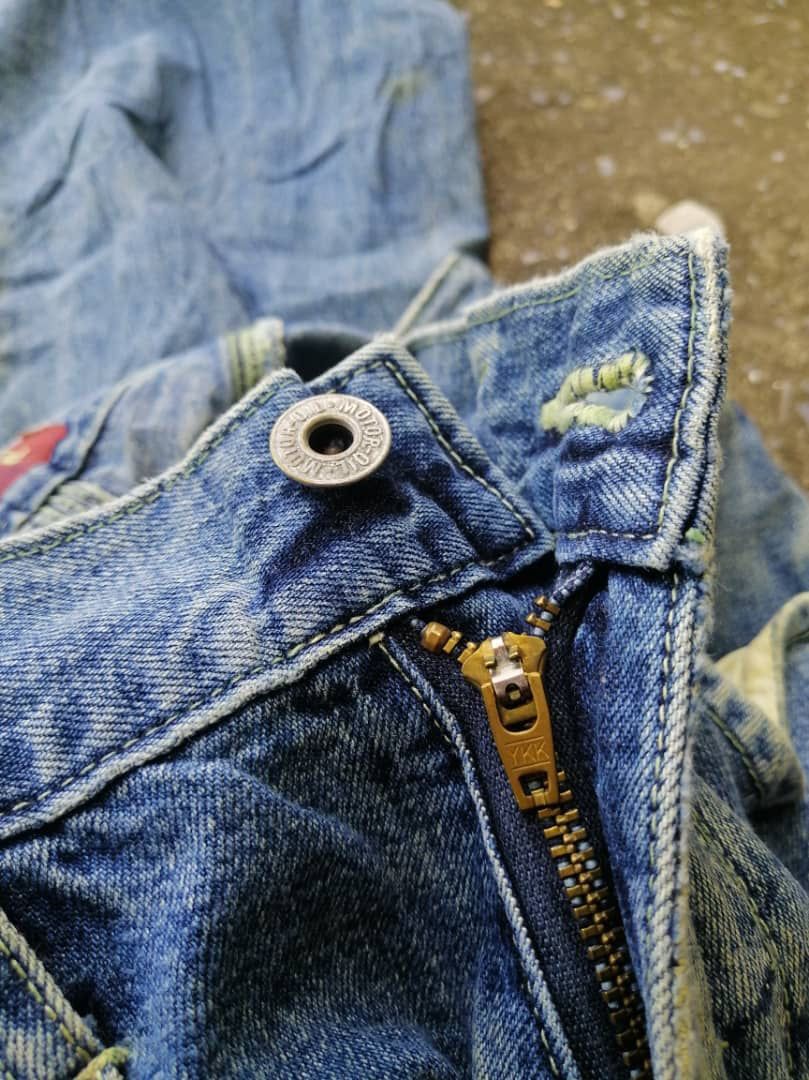 Japanese Brand Motor Oil Made In Japan Denim Jeans Size US 28 / EU 44 - 3 Thumbnail