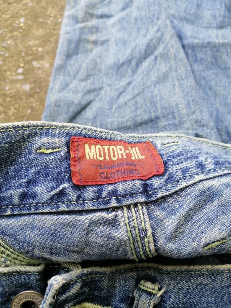 Japanese Brand Motor Oil Made In Japan Denim Jeans Size US 28 / EU 44 - 4 Thumbnail