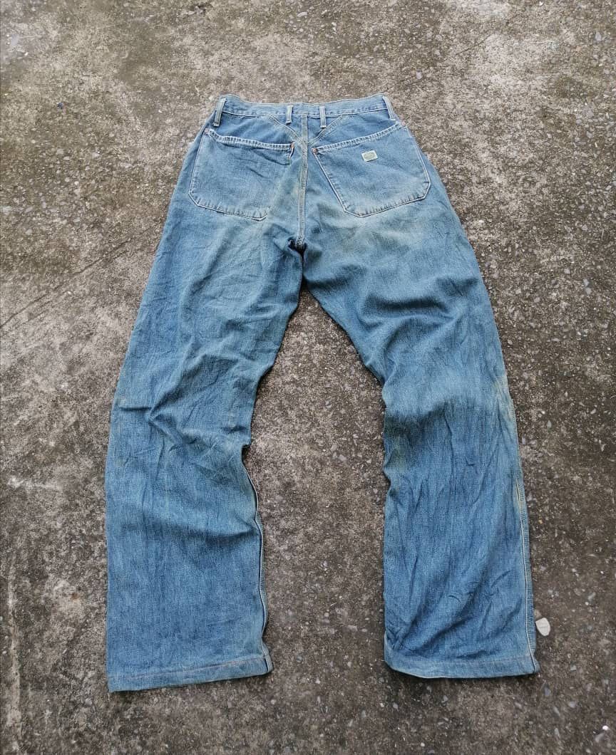 Japanese Brand Motor Oil Made In Japan Denim Jeans Size US 28 / EU 44 - 2 Thumbnail