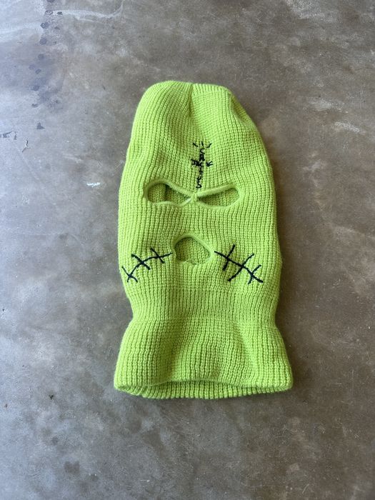 Travis Scott Travis Scott Cactus Jack Neon Ski Mask | Grailed